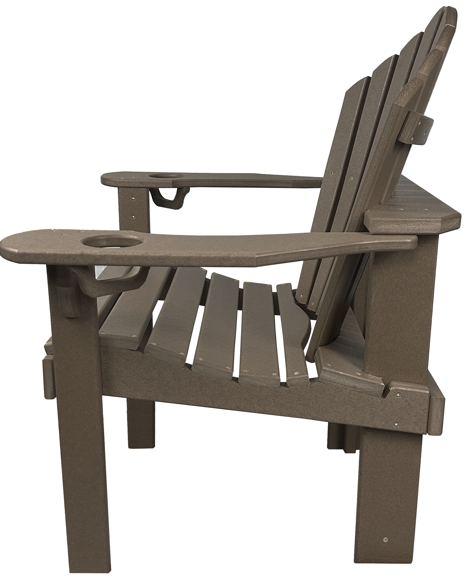 7-Piece 60”rd. Bridgewater Dining Set With Built In Cupholders