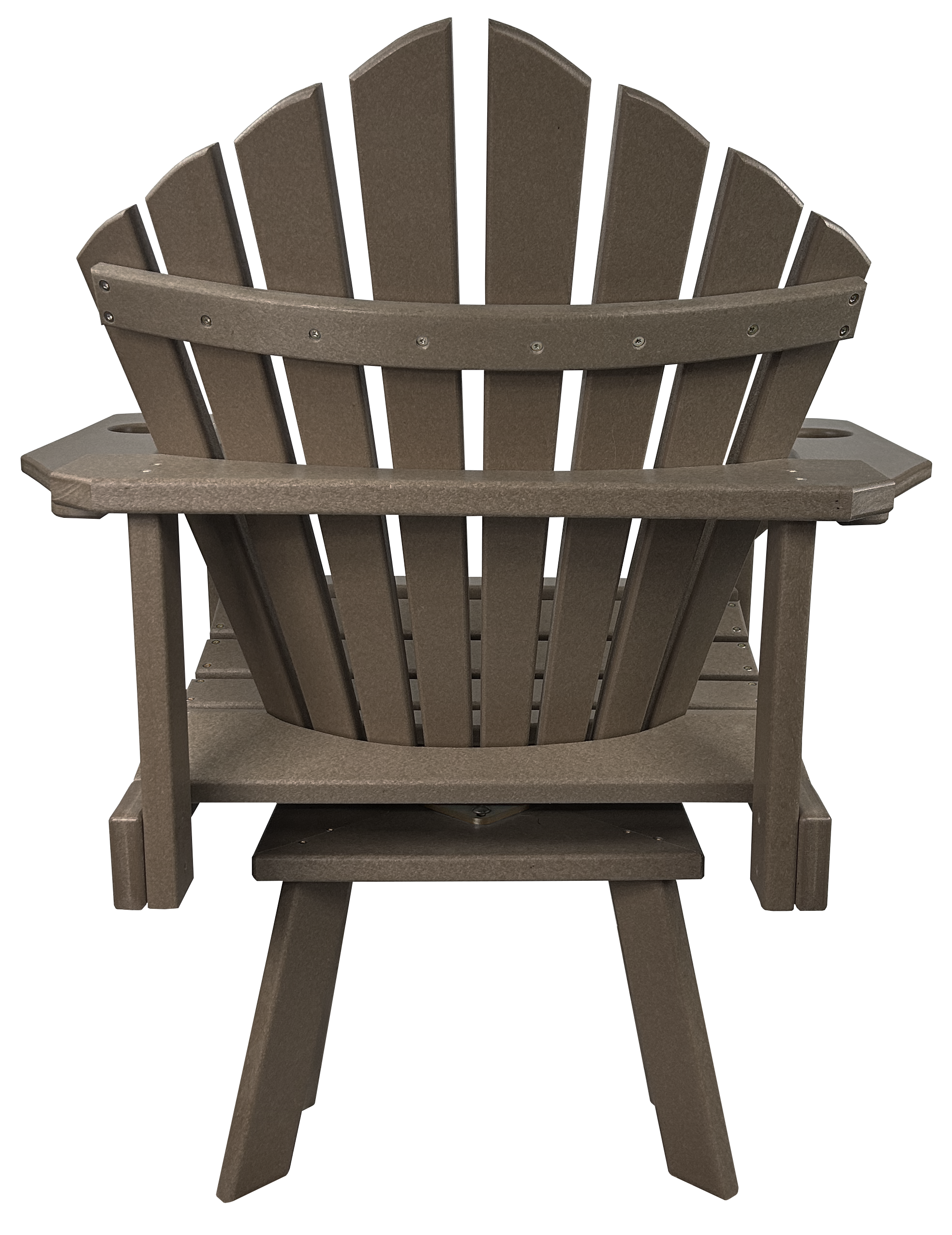 5-Piece 44”rd. Bridgewater Swivel Dining Set With Built In Cupholders