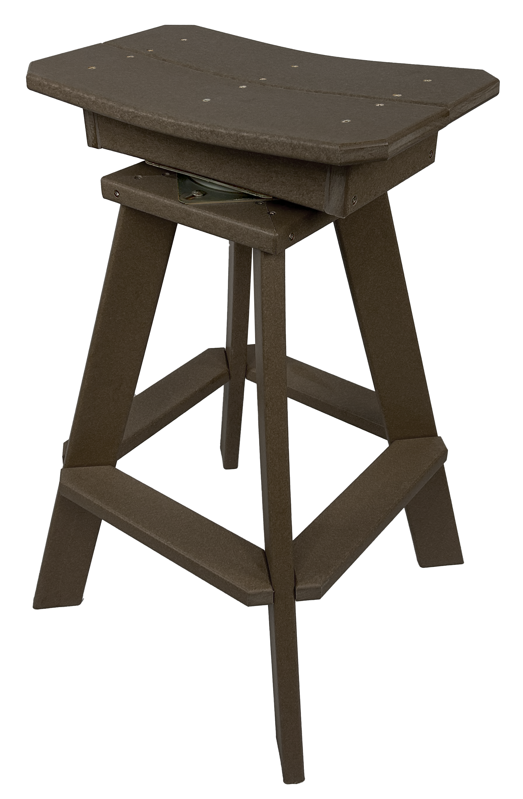 Set of 6 - Swivel Saddle Bar Stools