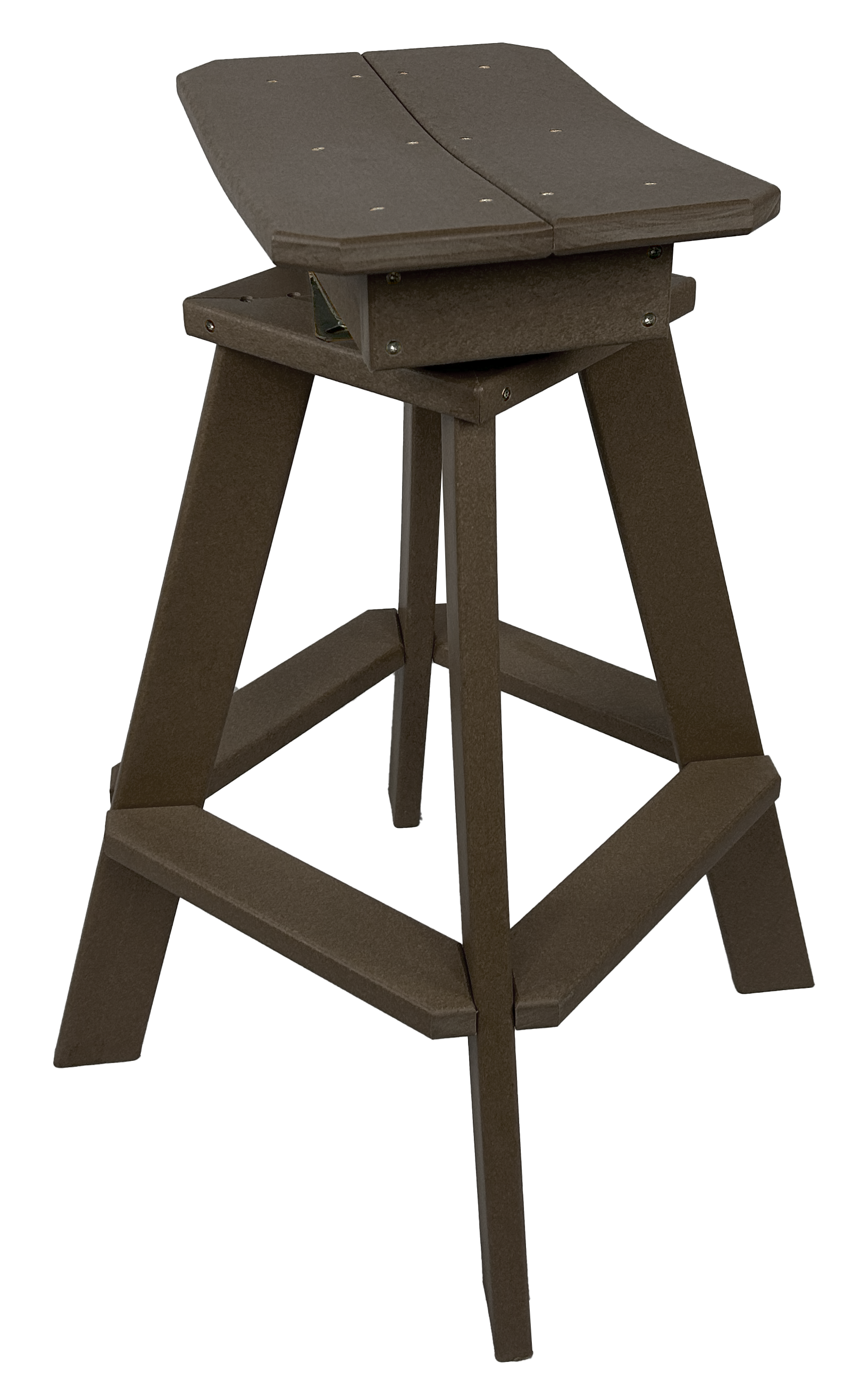 Set of 6 - Swivel Saddle Bar Stools