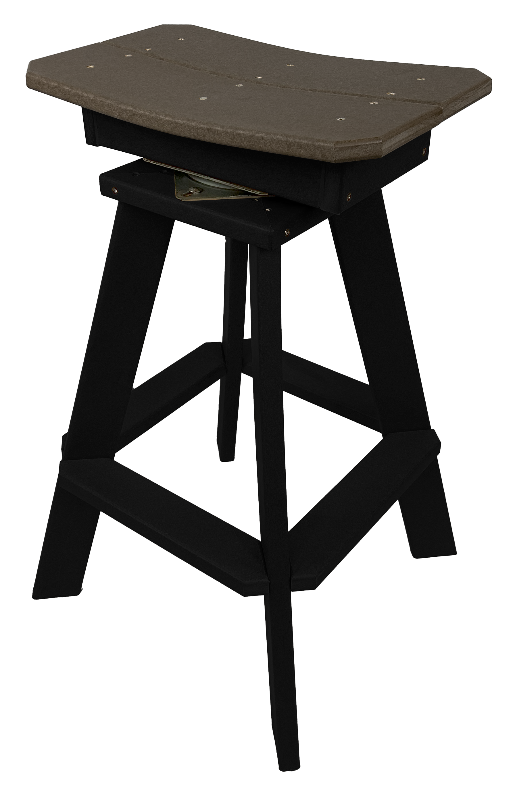 Set of 6 - Swivel Saddle Bar Stools