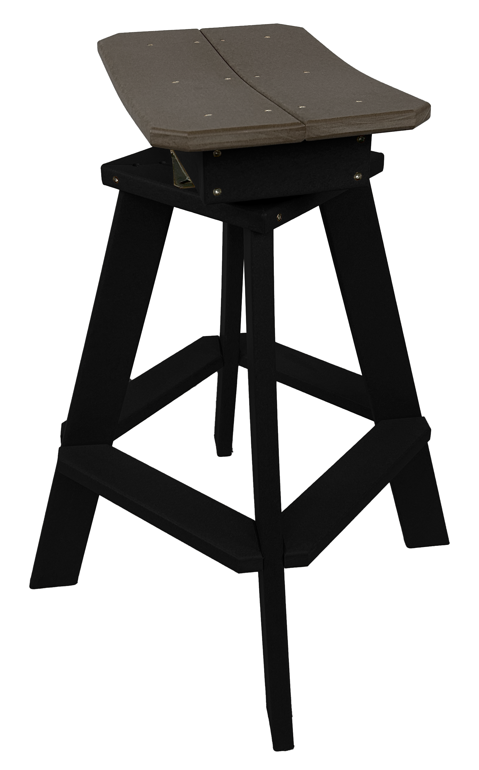 Set of 6 - Swivel Saddle Bar Stools