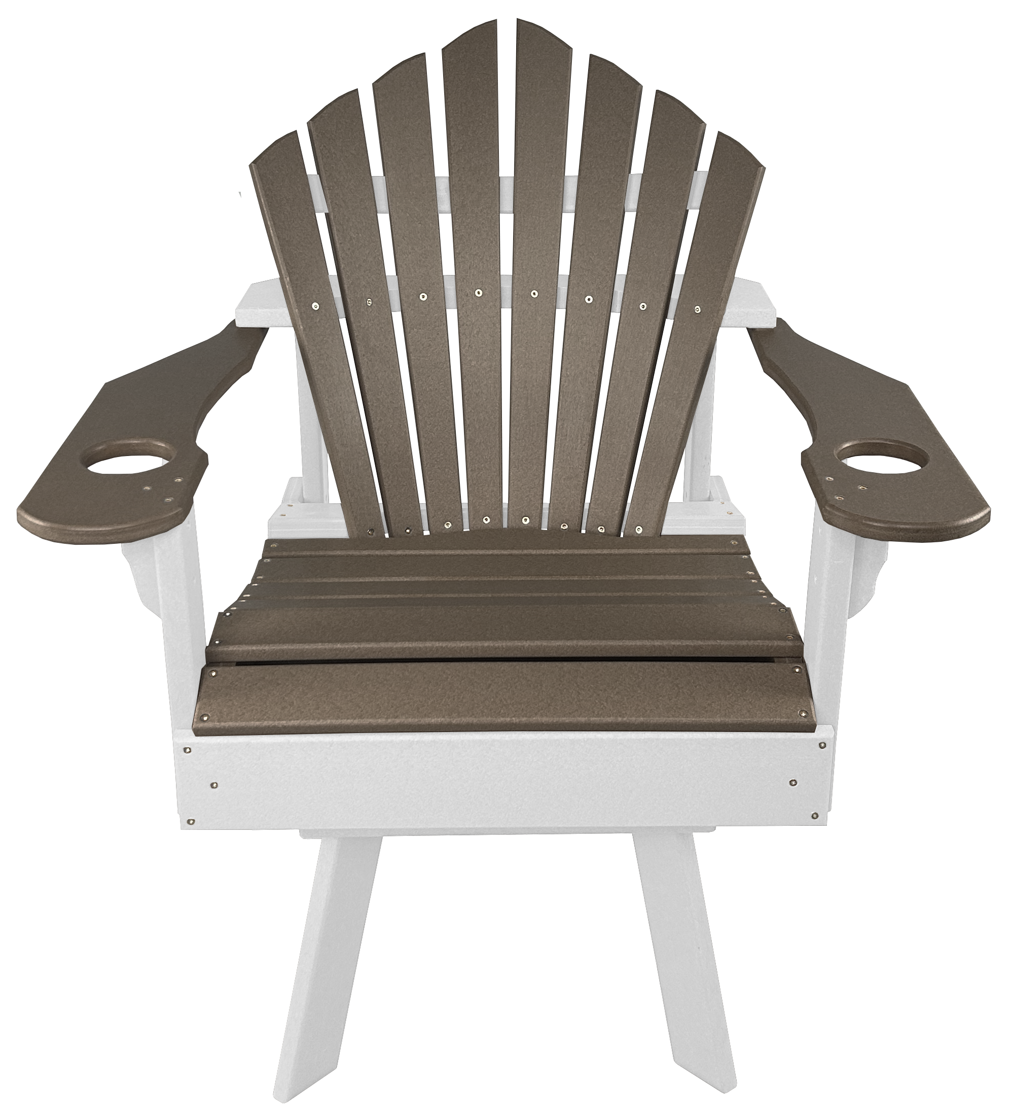 7-Piece 60”rd. Bridgewater Swivel Dining Set With Built In Cupholders