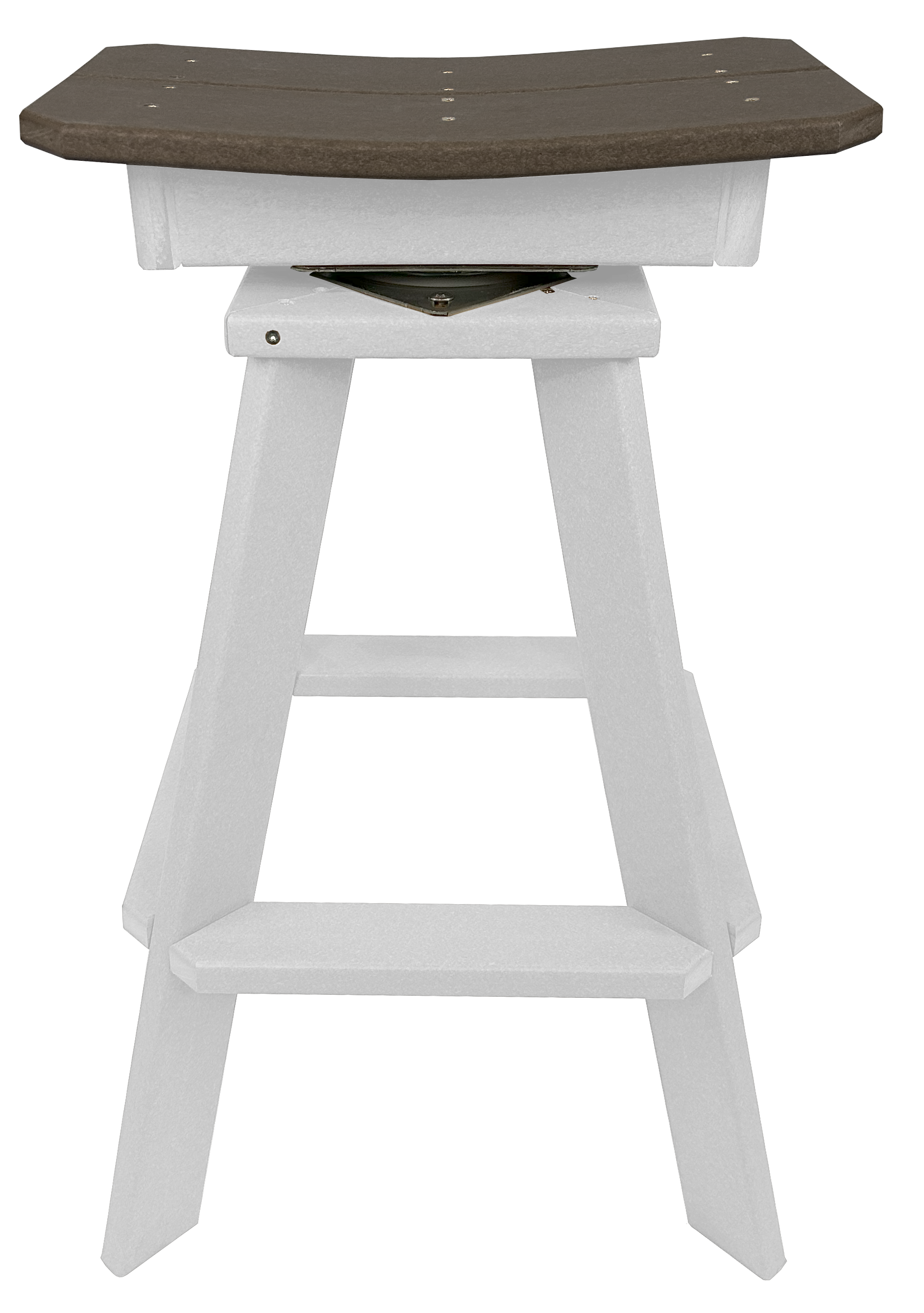Set of 6 - Swivel Saddle Bar Stools