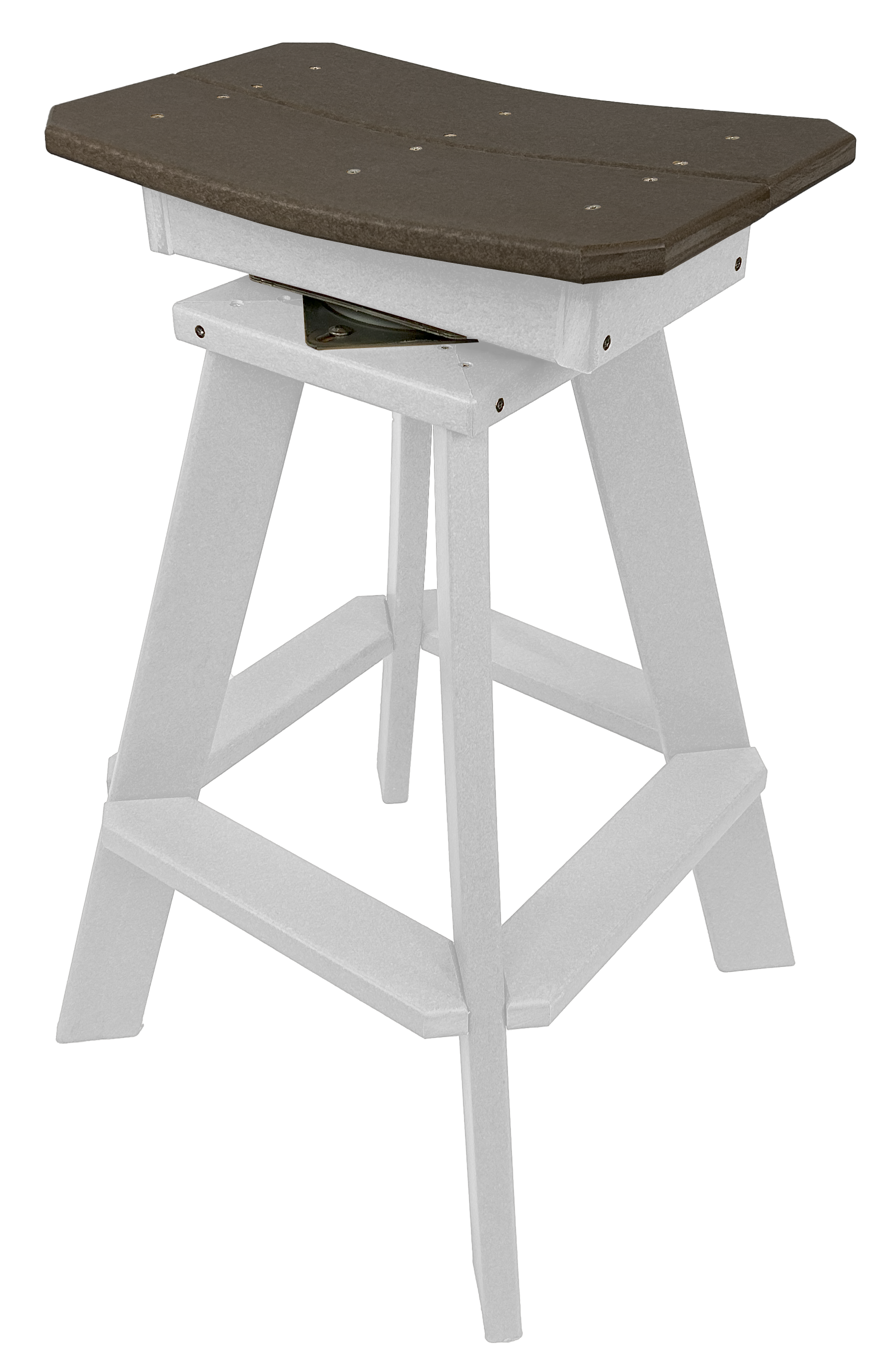Set of 6 - Swivel Saddle Bar Stools