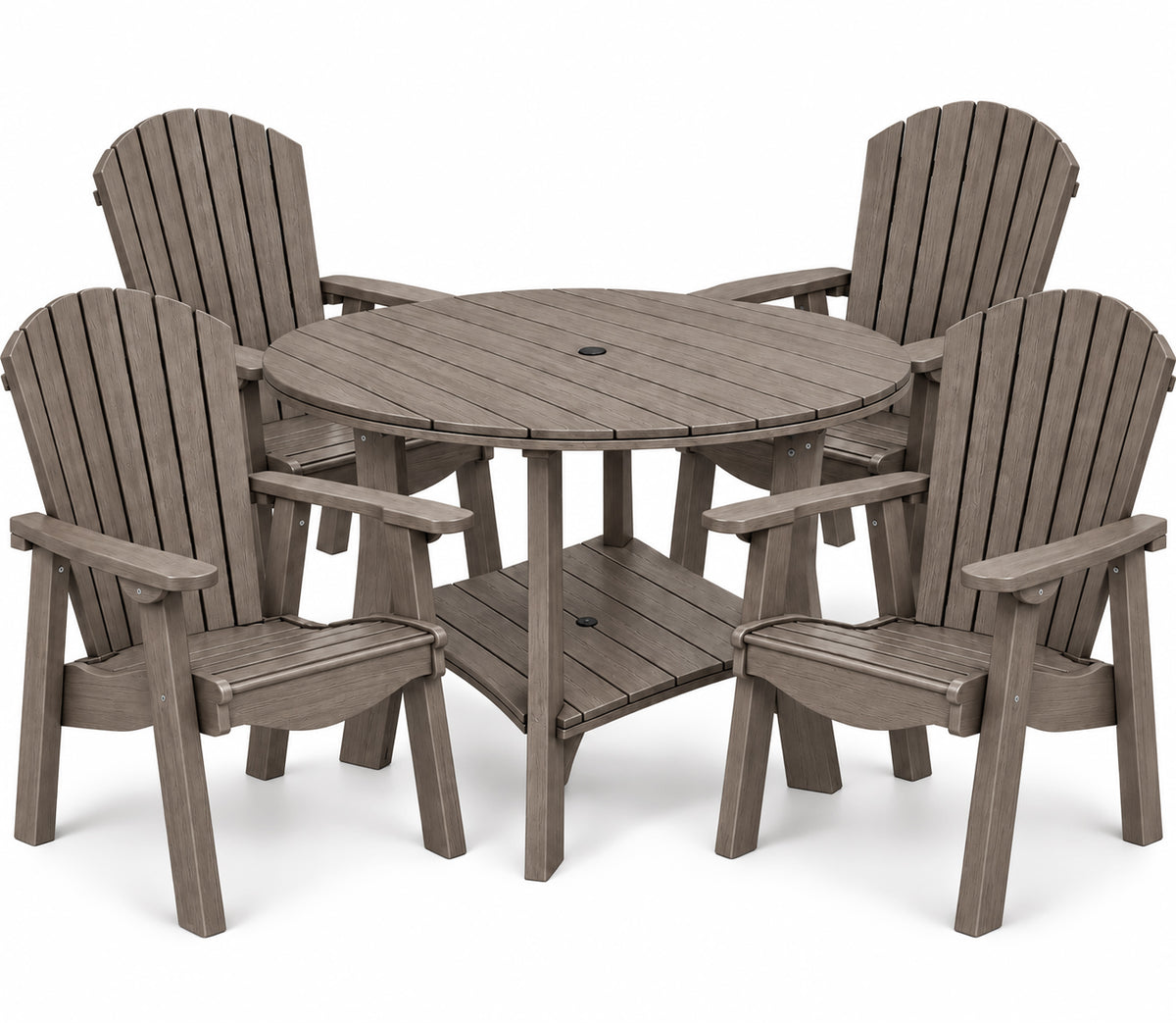 5-Piece Harmony Adirondack Dining Table Set