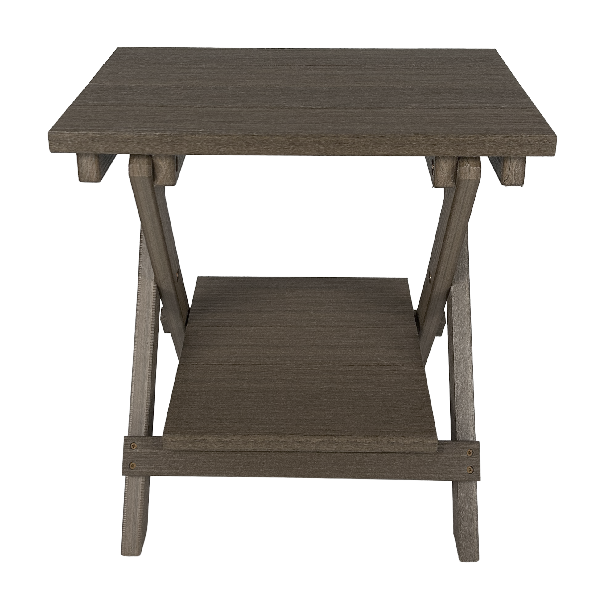 Folding Side Table w/ Removable Serving Tray - Ships Fully Assembled