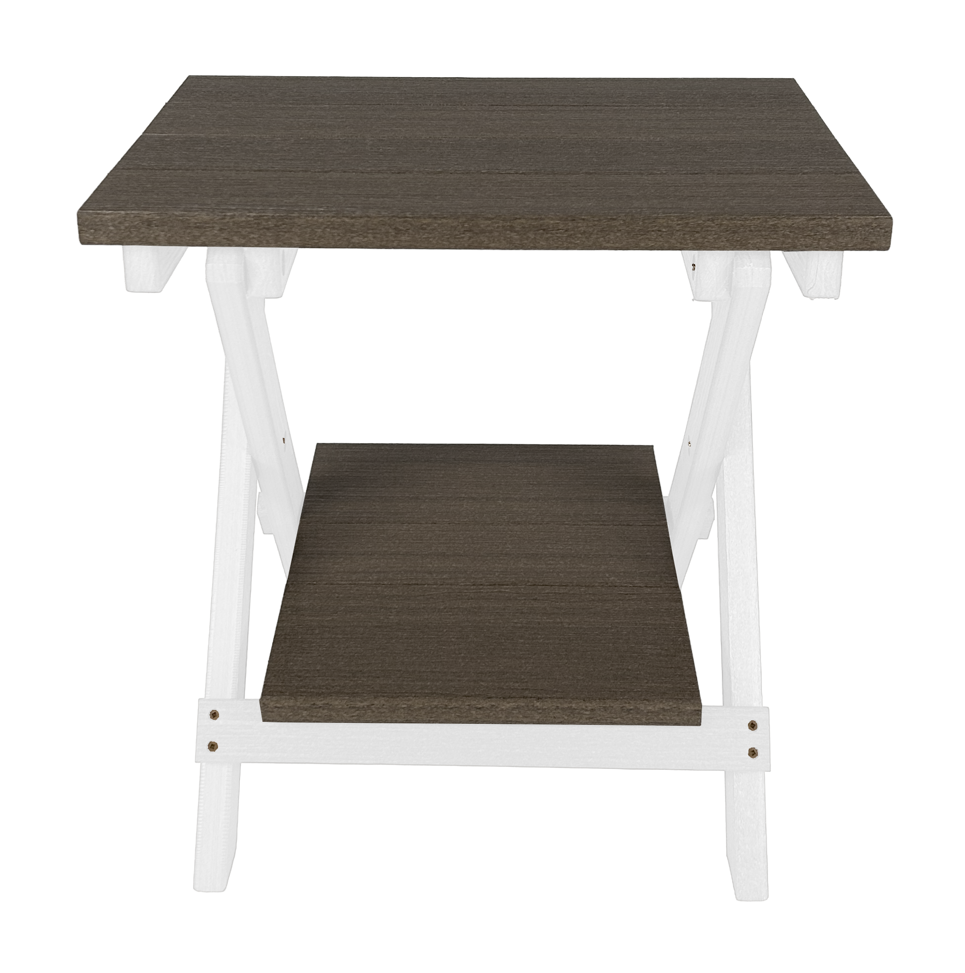 Folding Side Table w/ Removable Serving Tray - Ships Fully Assembled