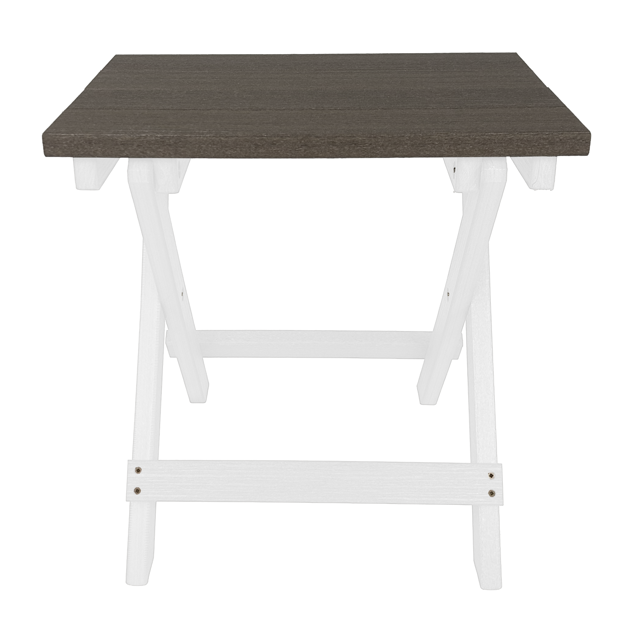 Folding Side Table w/ Removable Serving Tray - Ships Fully Assembled