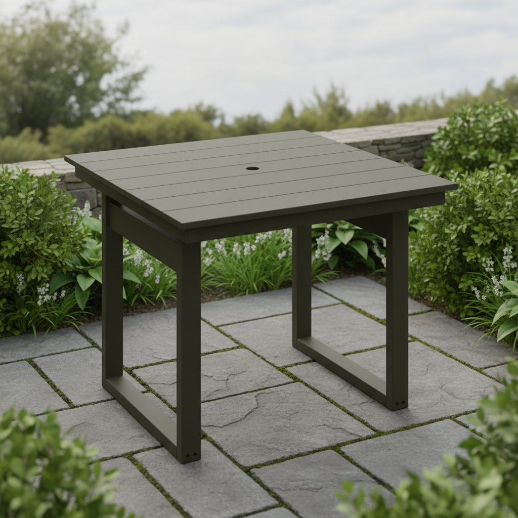 DuraWeather Poly MODERN 38 SQUARE TABLE