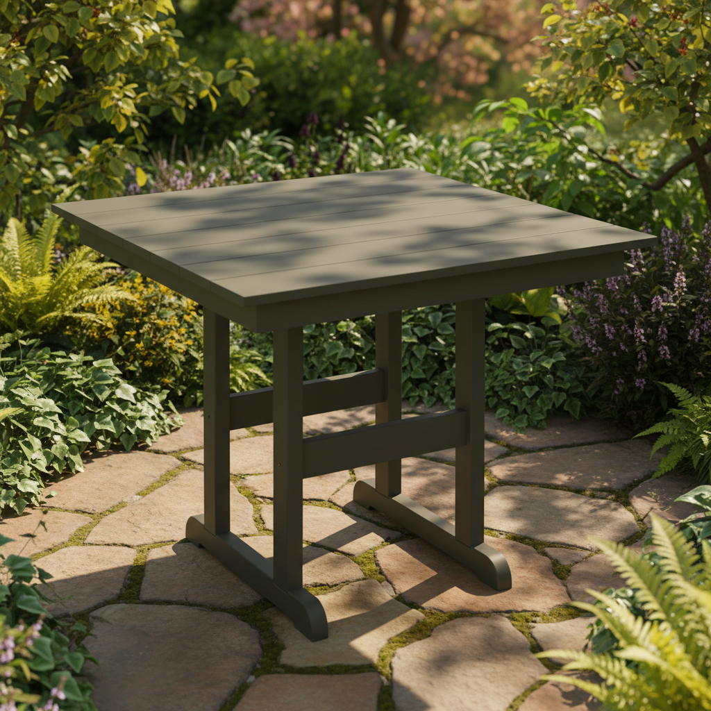 DuraWeather Poly 38 SQUARE TABLE