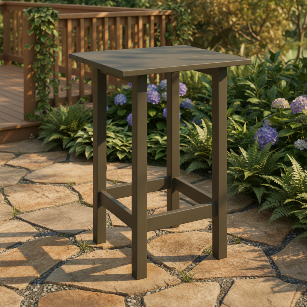 DuraWeather Poly MODERN BALCONY END TABLE