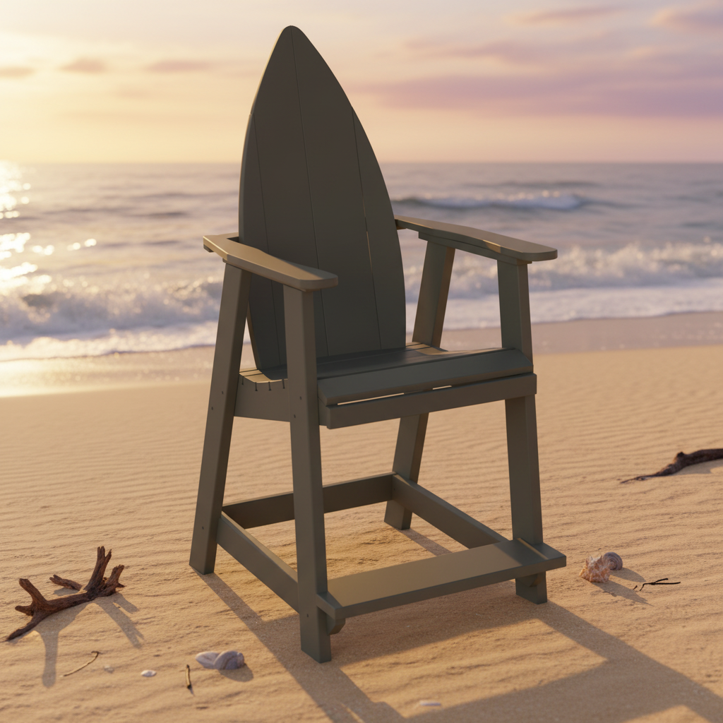 DuraWeather Poly SURFBOARD NOSE BALCONY CHAIR