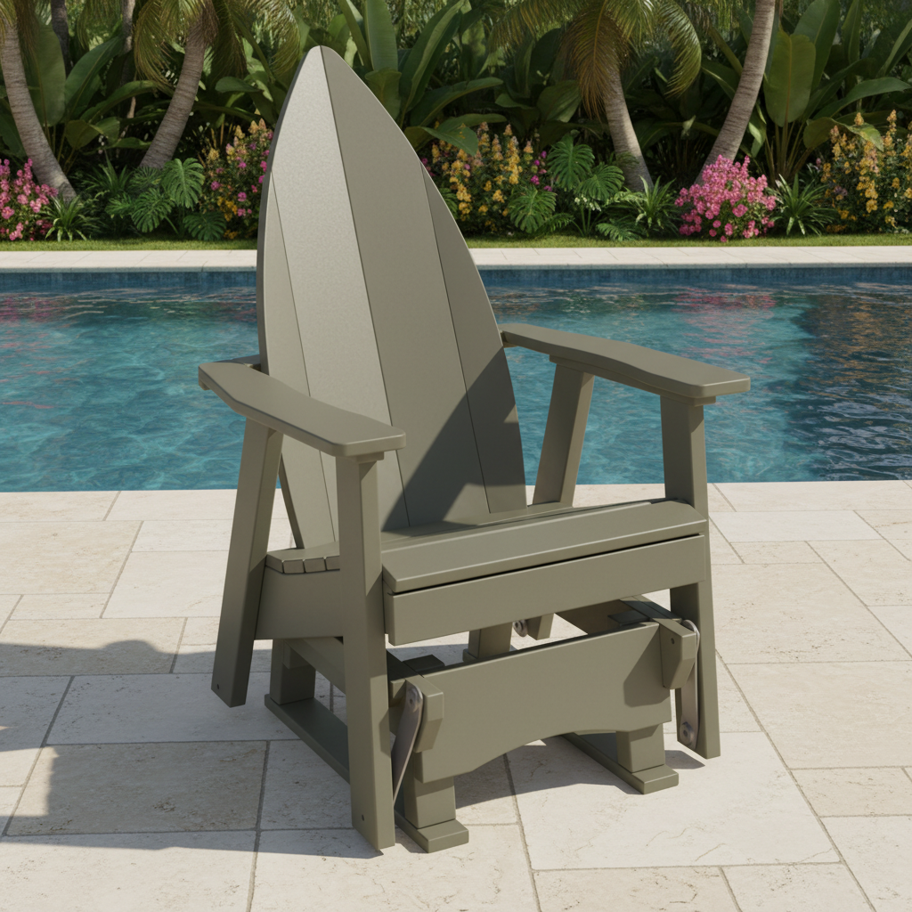 DuraWeather Poly SURFBOARD NOSE 2 GLIDER CHAIR