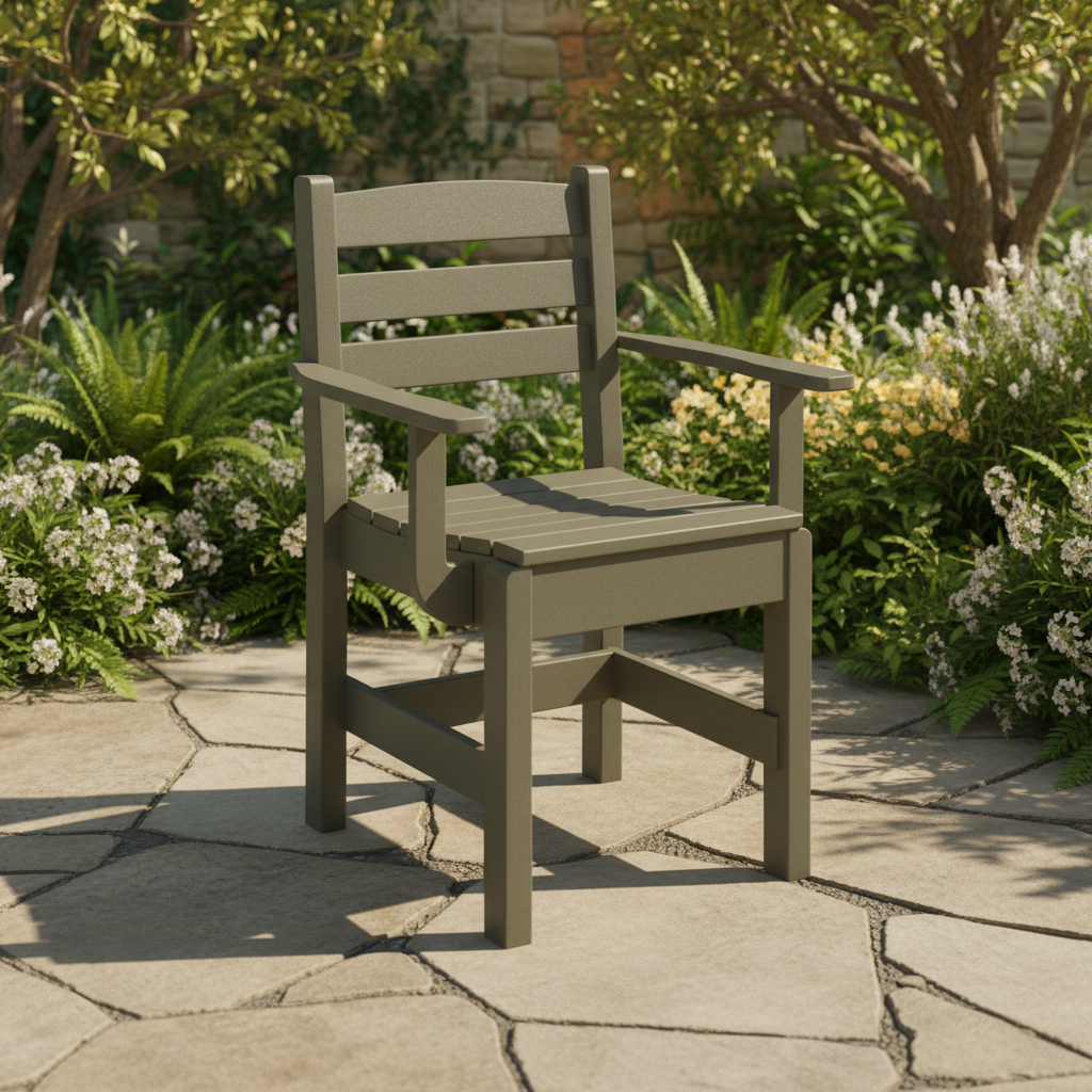 DuraWeather Poly DINING CAPTAIN CHAIR