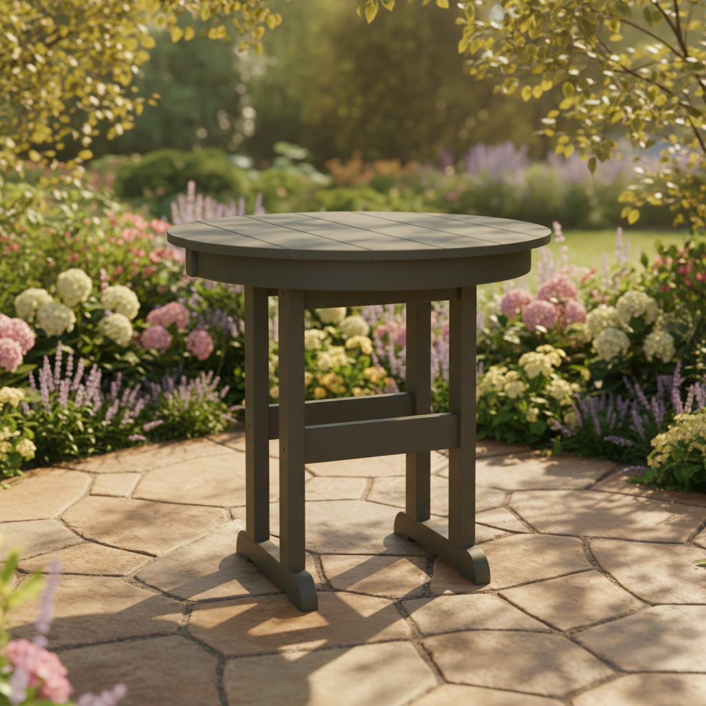 DuraWeather Poly 33" ROUND TABLE