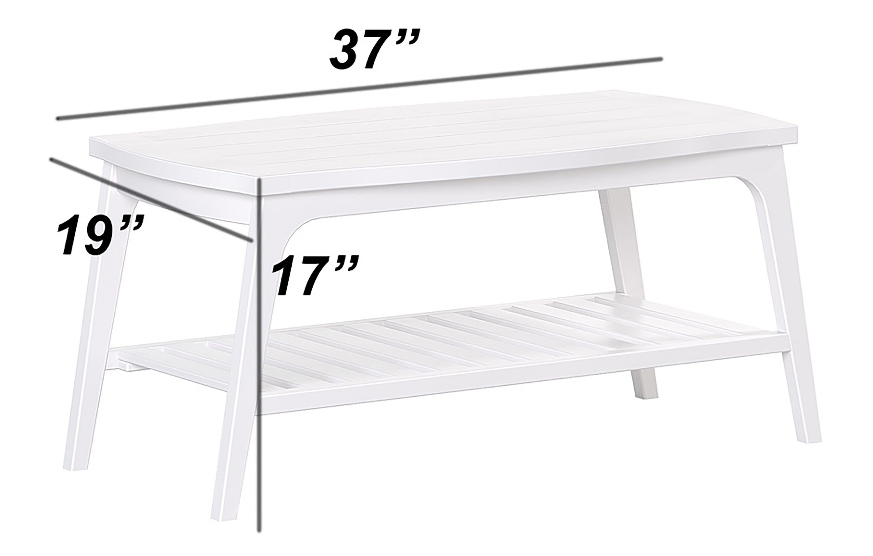 Mayfair Coffee Chat Table (37"x 19”)