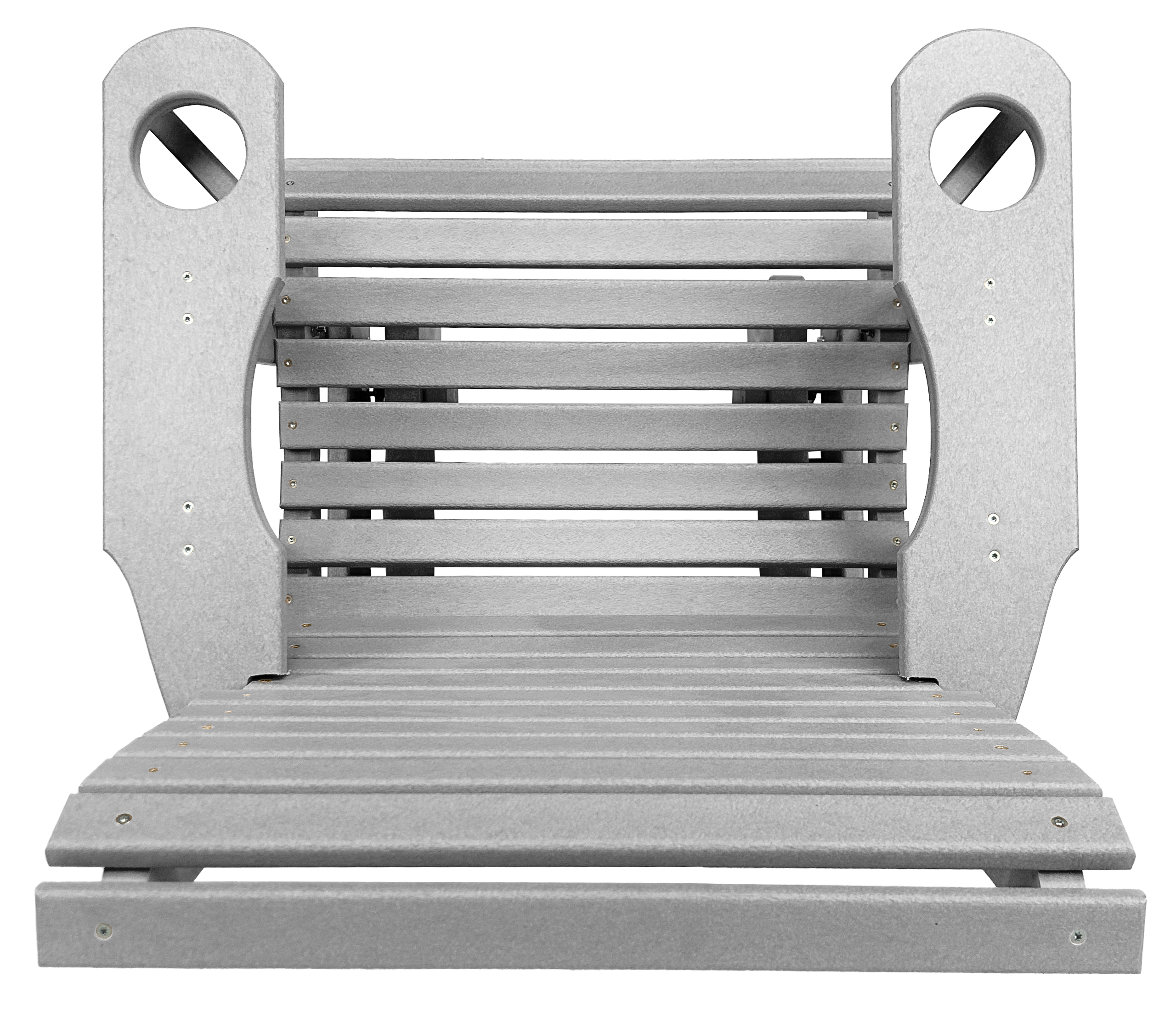 Set of 6 - Rolled Back Single Gliders With Built In Cup Holders