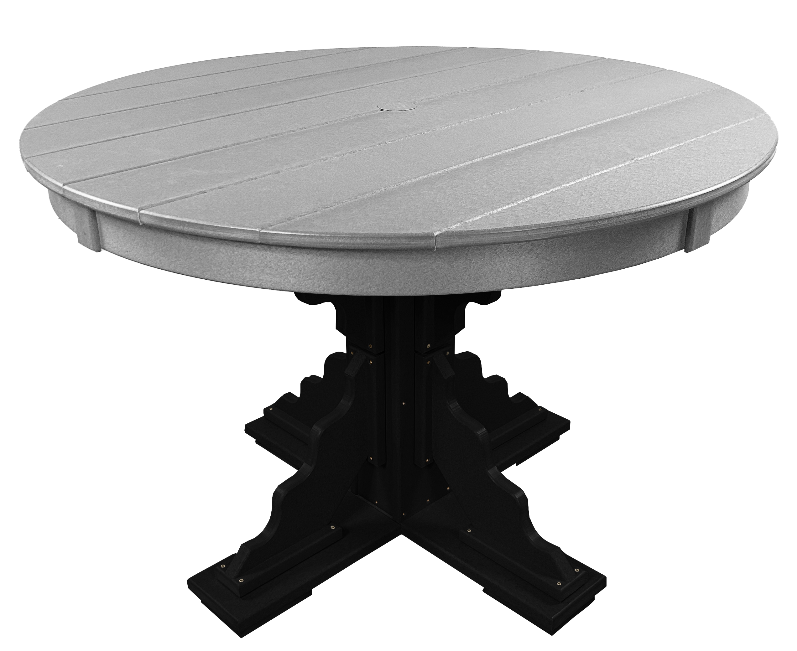5-Piece 44”rd. Bridgewater Swivel Dining Set With Built In Cupholders
