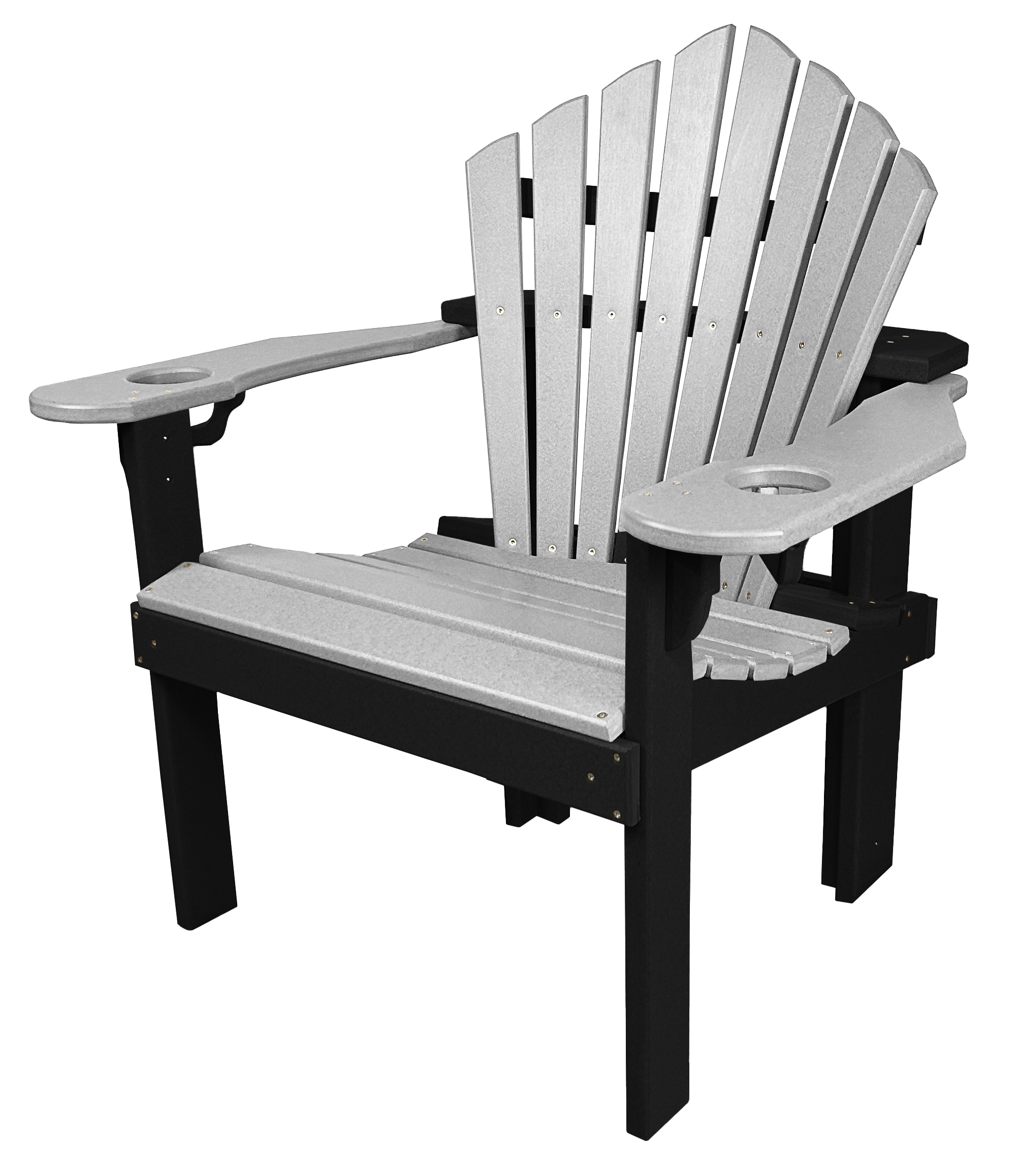 7-Piece 60”rd. Bridgewater Dining Set With Built In Cupholders