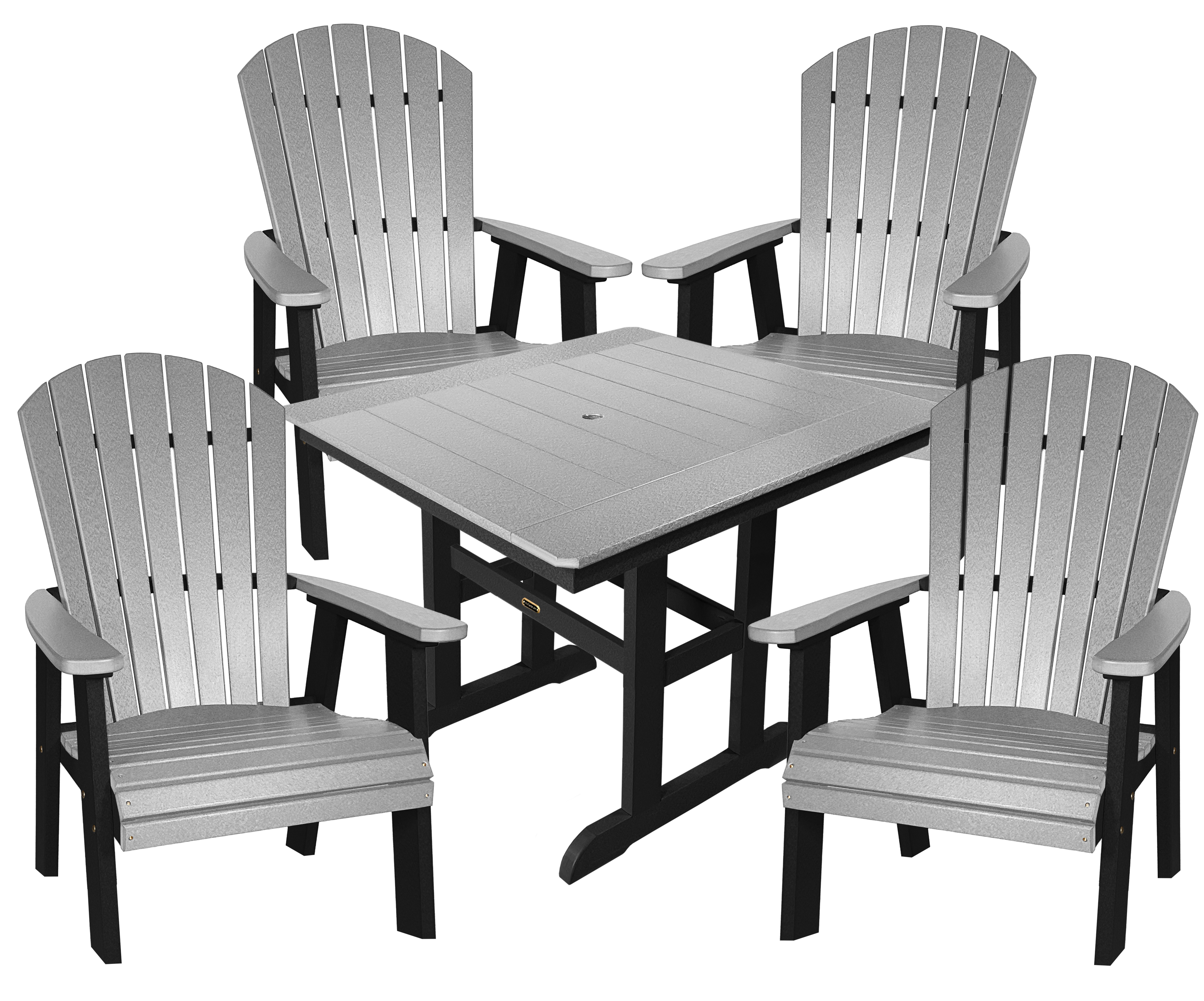 5-Piece Oceanview Adirondack Dining Set - Fully Assembled
