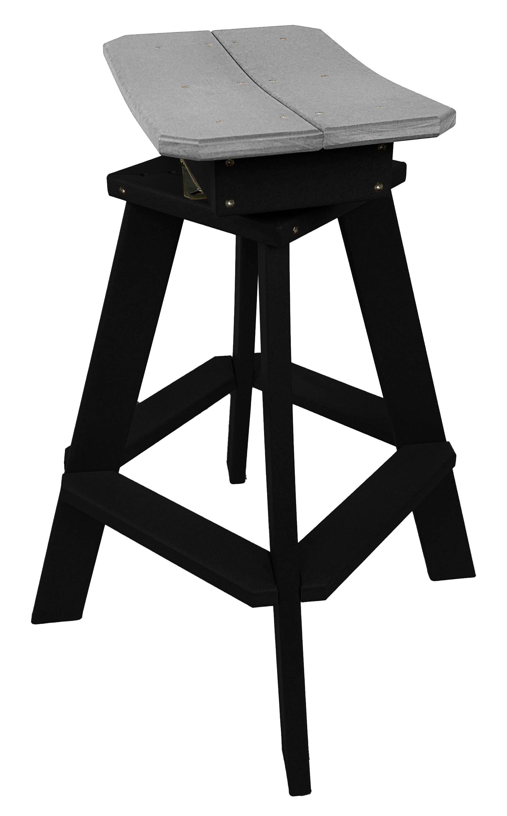 Set of 6 - Swivel Saddle Bar Stools