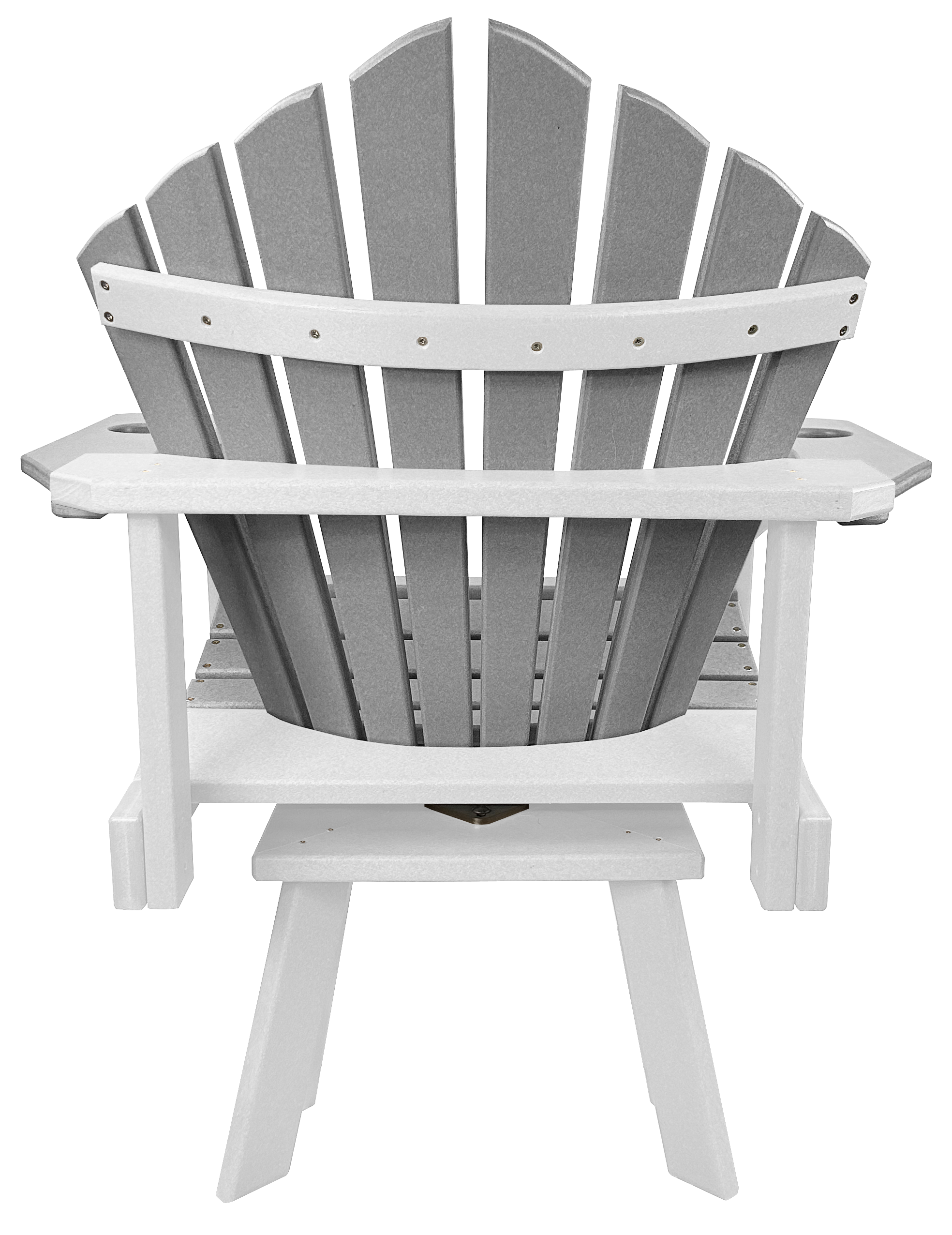 5-Piece 44”rd. Bridgewater Swivel Dining Set With Built In Cupholders