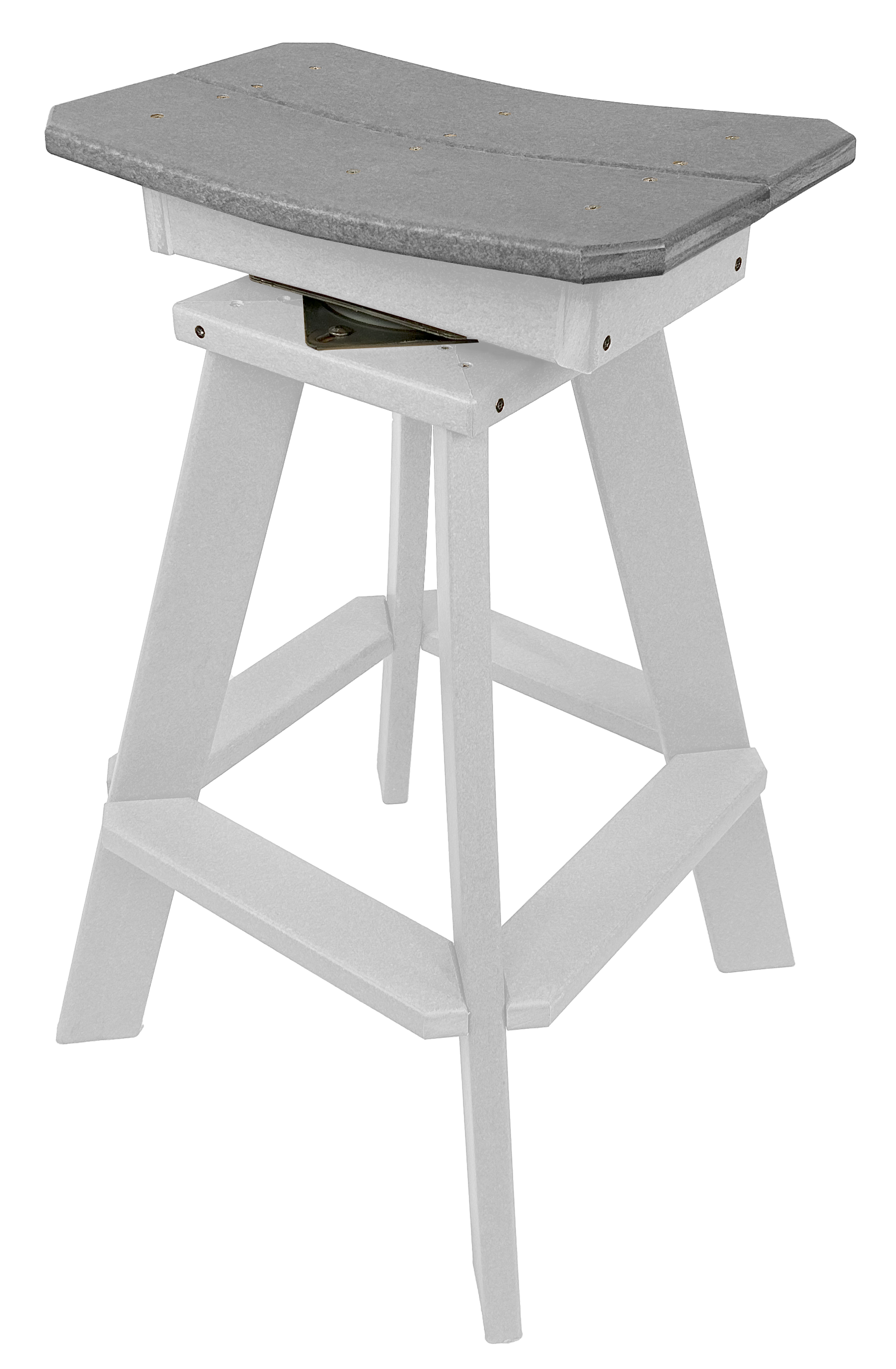 Set of 6 - Swivel Saddle Bar Stools