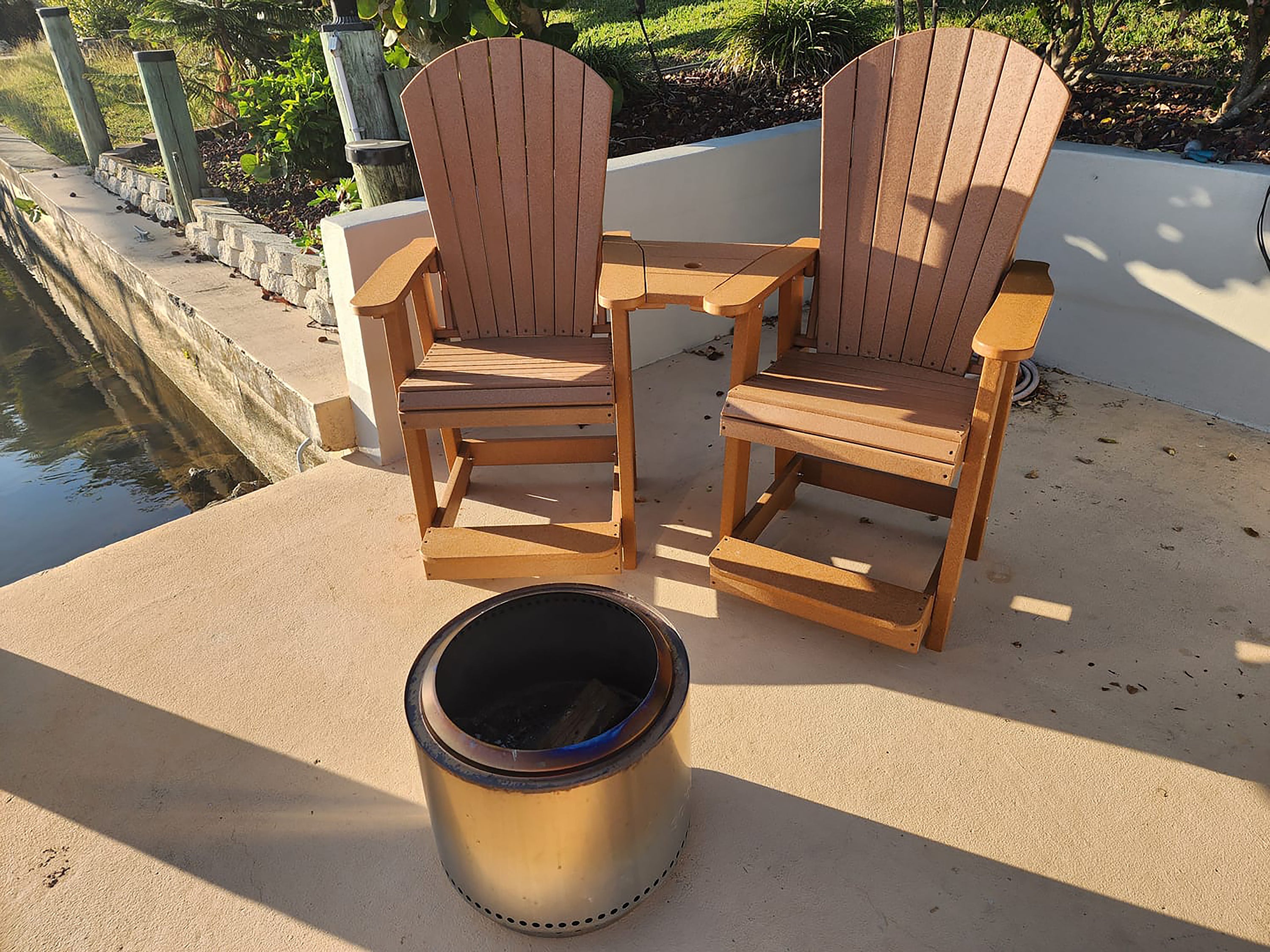 Lakeside Counter Height Tete-a-tete