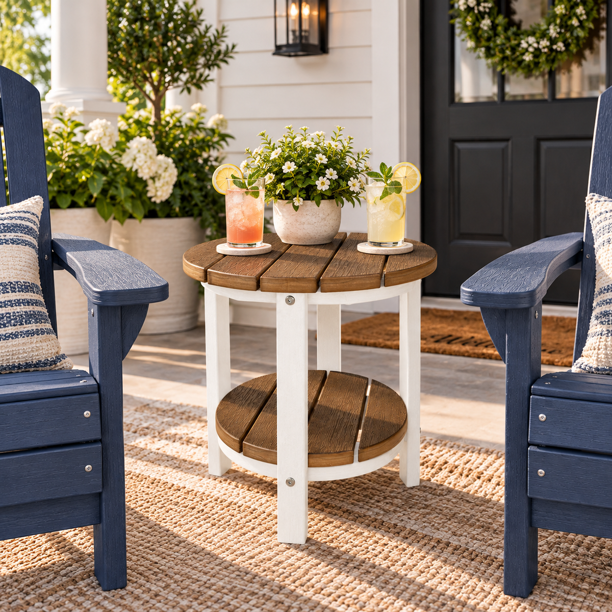 Side Table 18" Round Two Tier (Presale)