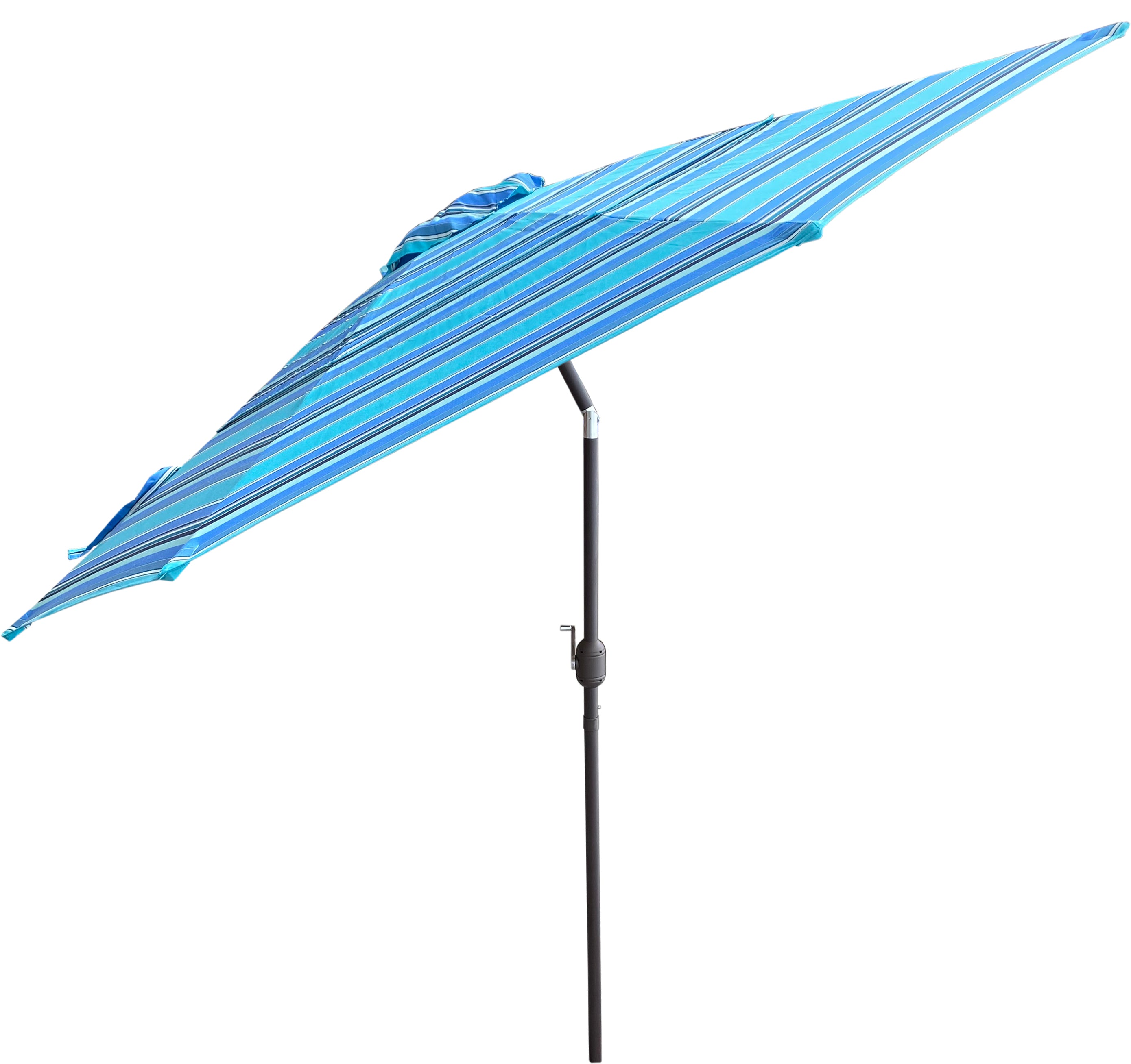 9'ft Patio Umbrella Push Button Tilt Sunbrella® Double Wind Vents