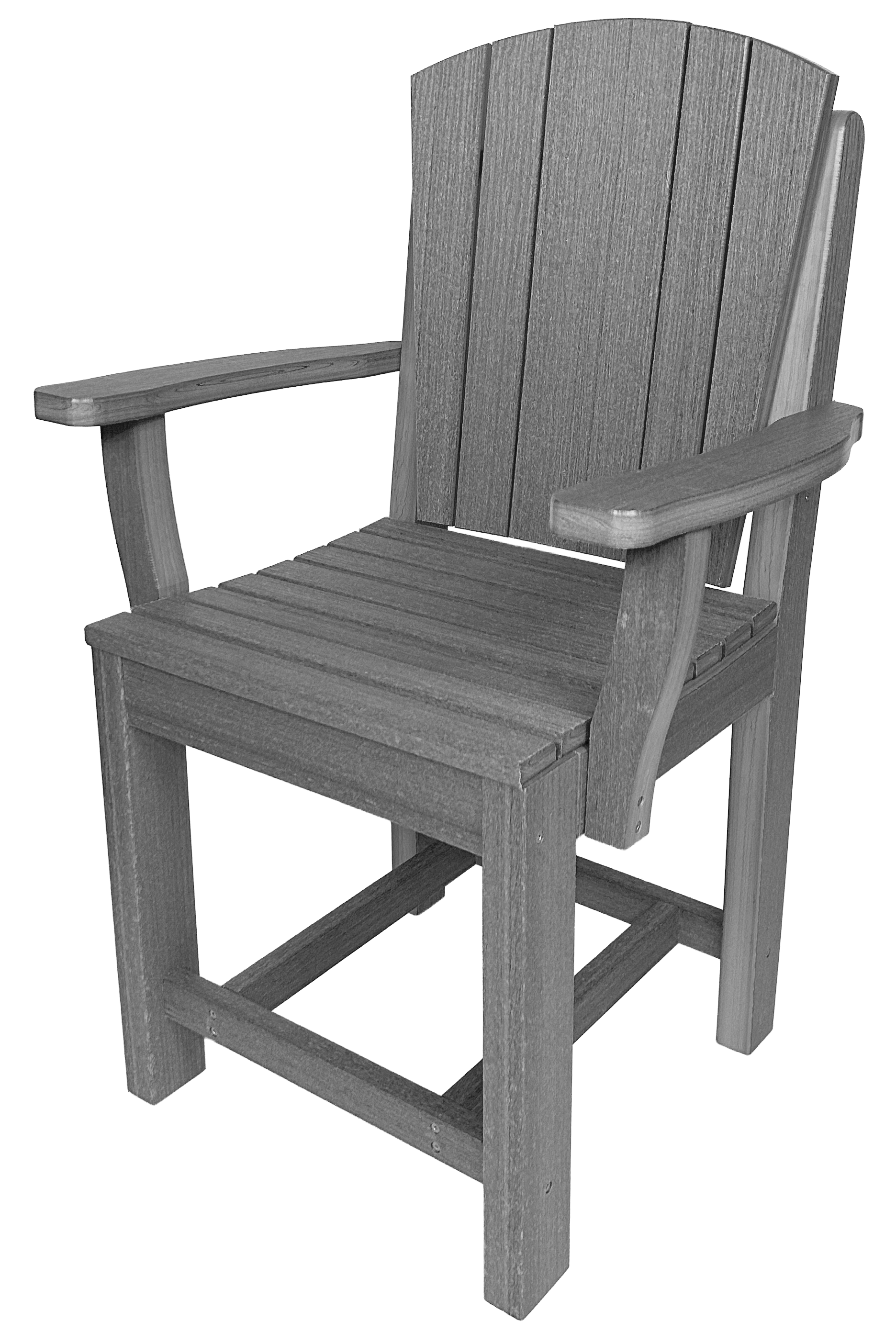 7-Piece Plantation Dining Set With 6 Arm Chairs