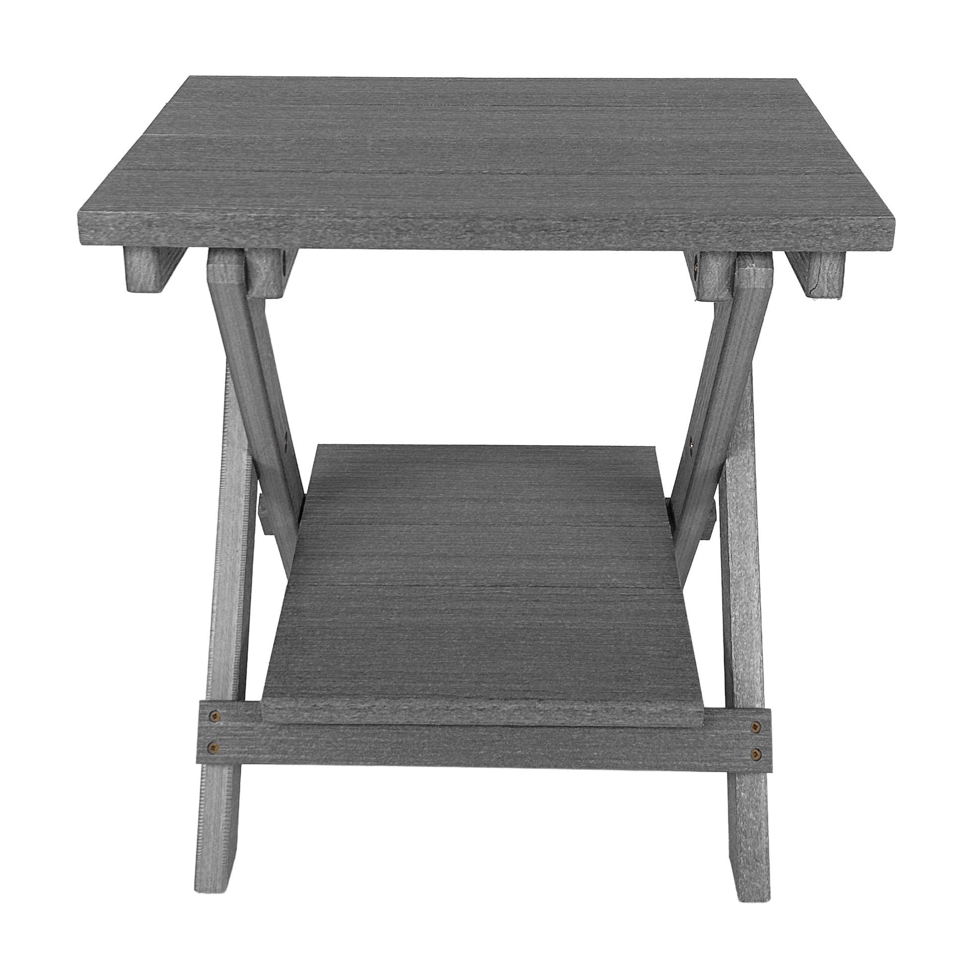 Folding Side Table w/ Removable Serving Tray - Ships Fully Assembled