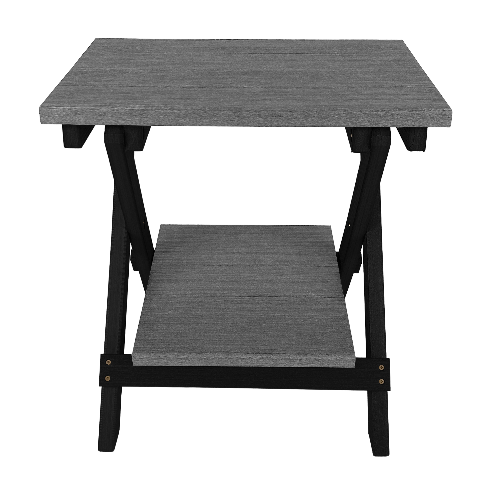 Folding Side Table w/ Removable Serving Tray - Ships Fully Assembled