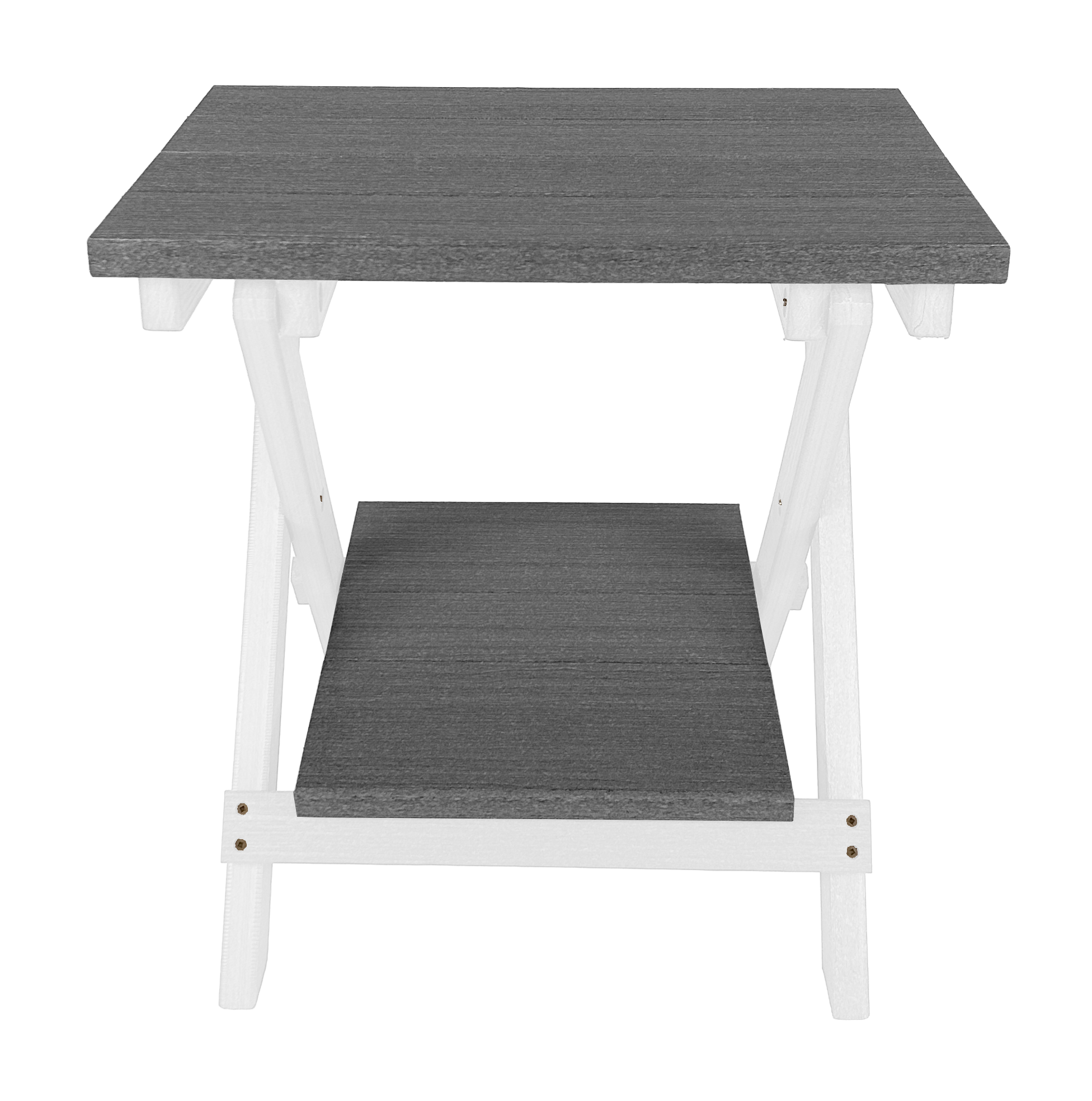Folding Side Table w/ Removable Serving Tray - Ships Fully Assembled