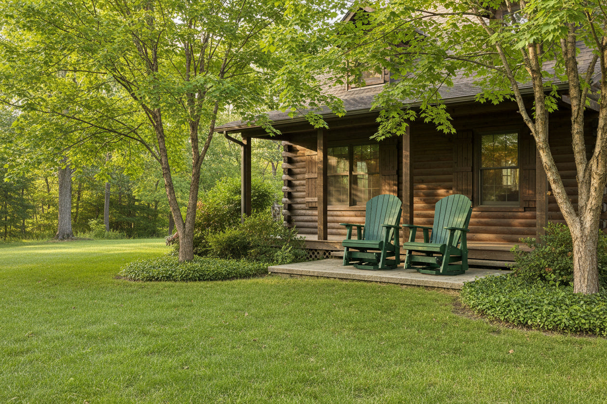 Adirondack Swivel Glider