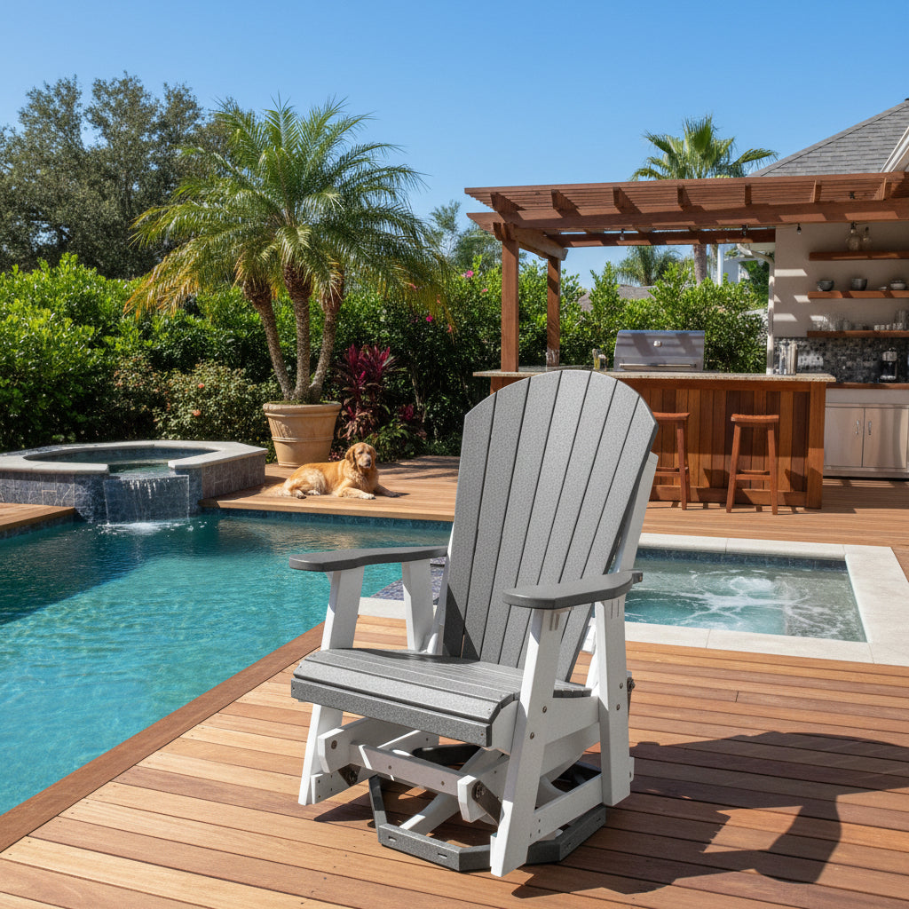 Adirondack Swivel Glider