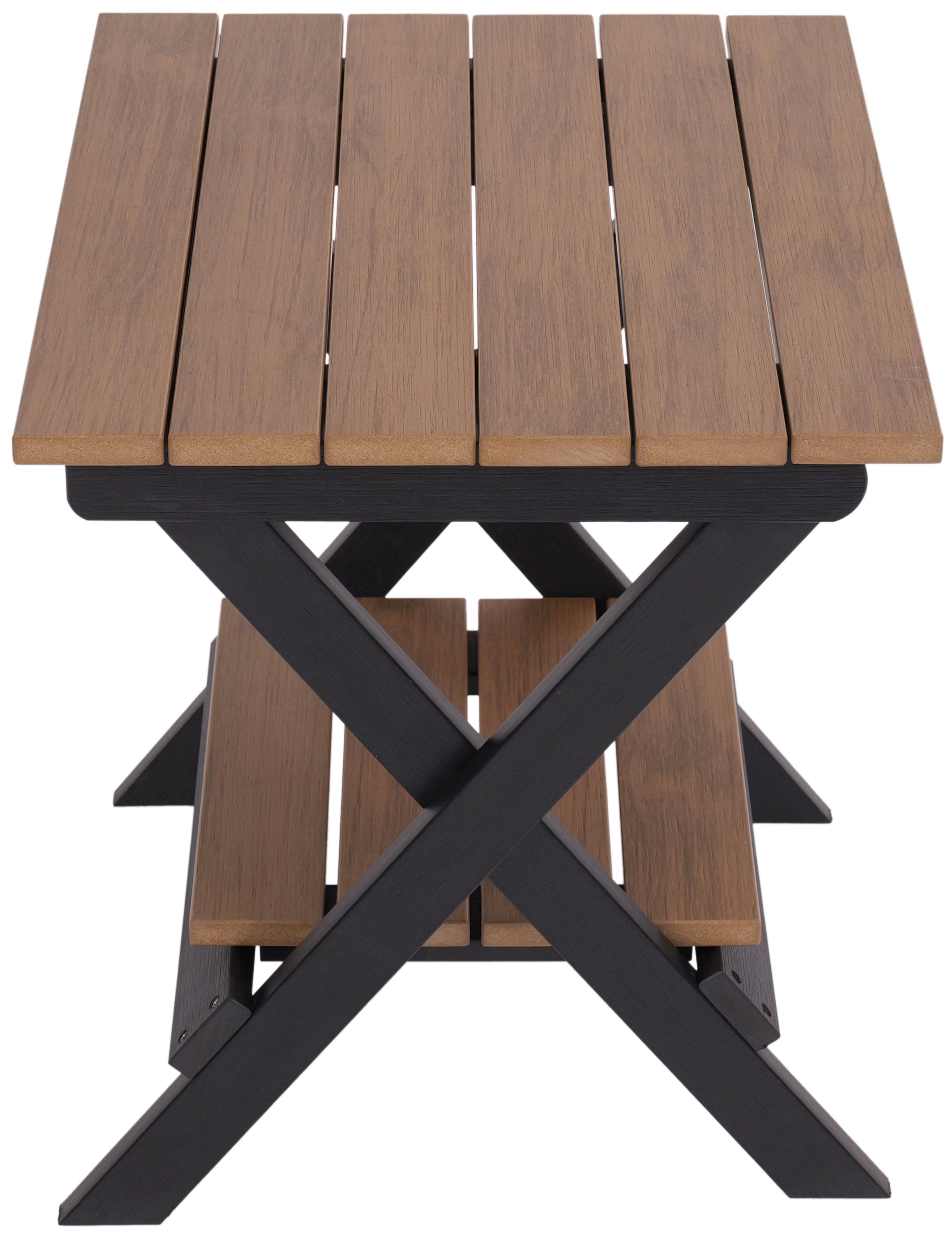 Folding Side Table With Removable Serving Tray - Ships Fully Assembled