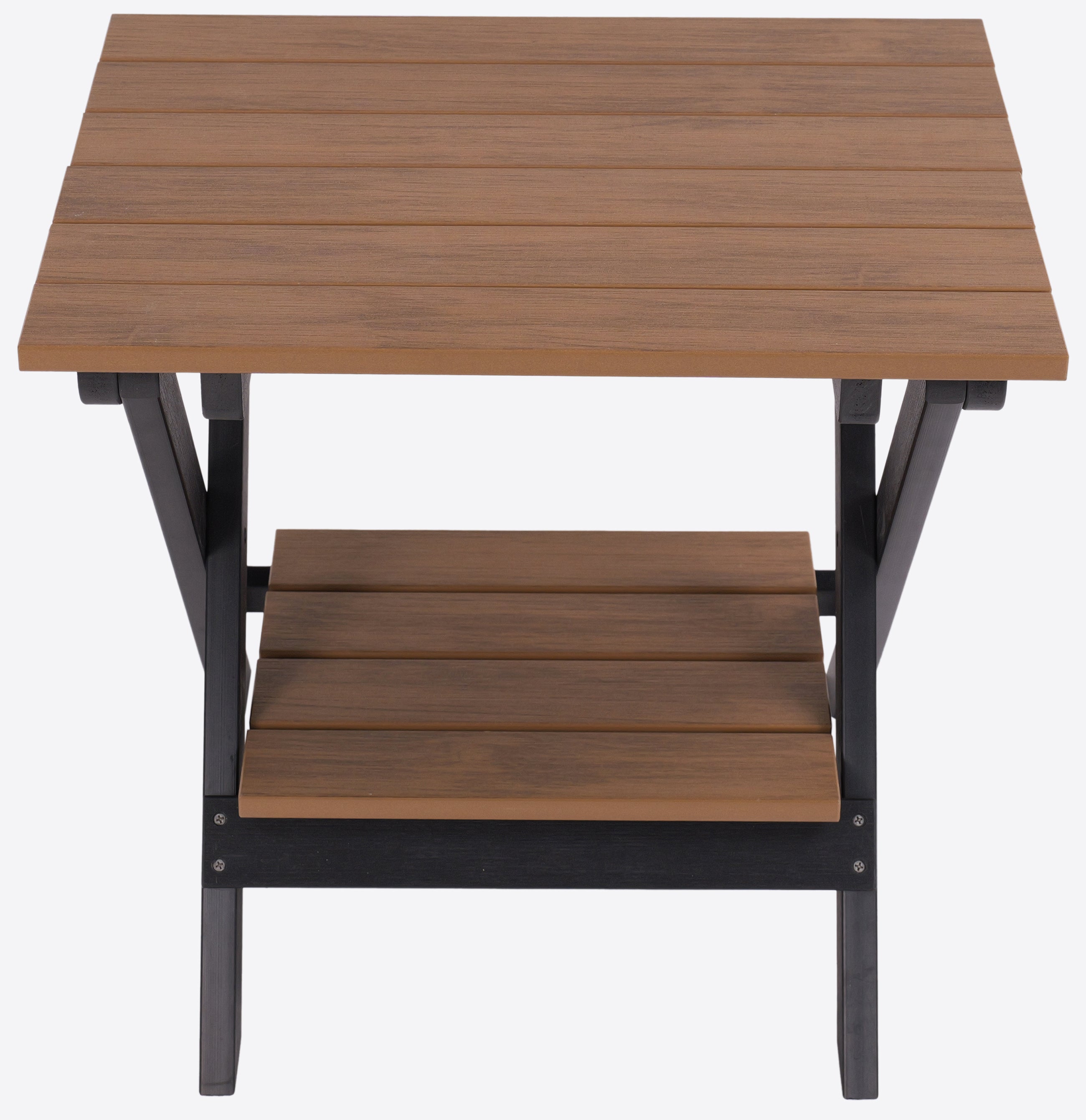 Folding Side Table With Removable Serving Tray - Ships Fully Assembled