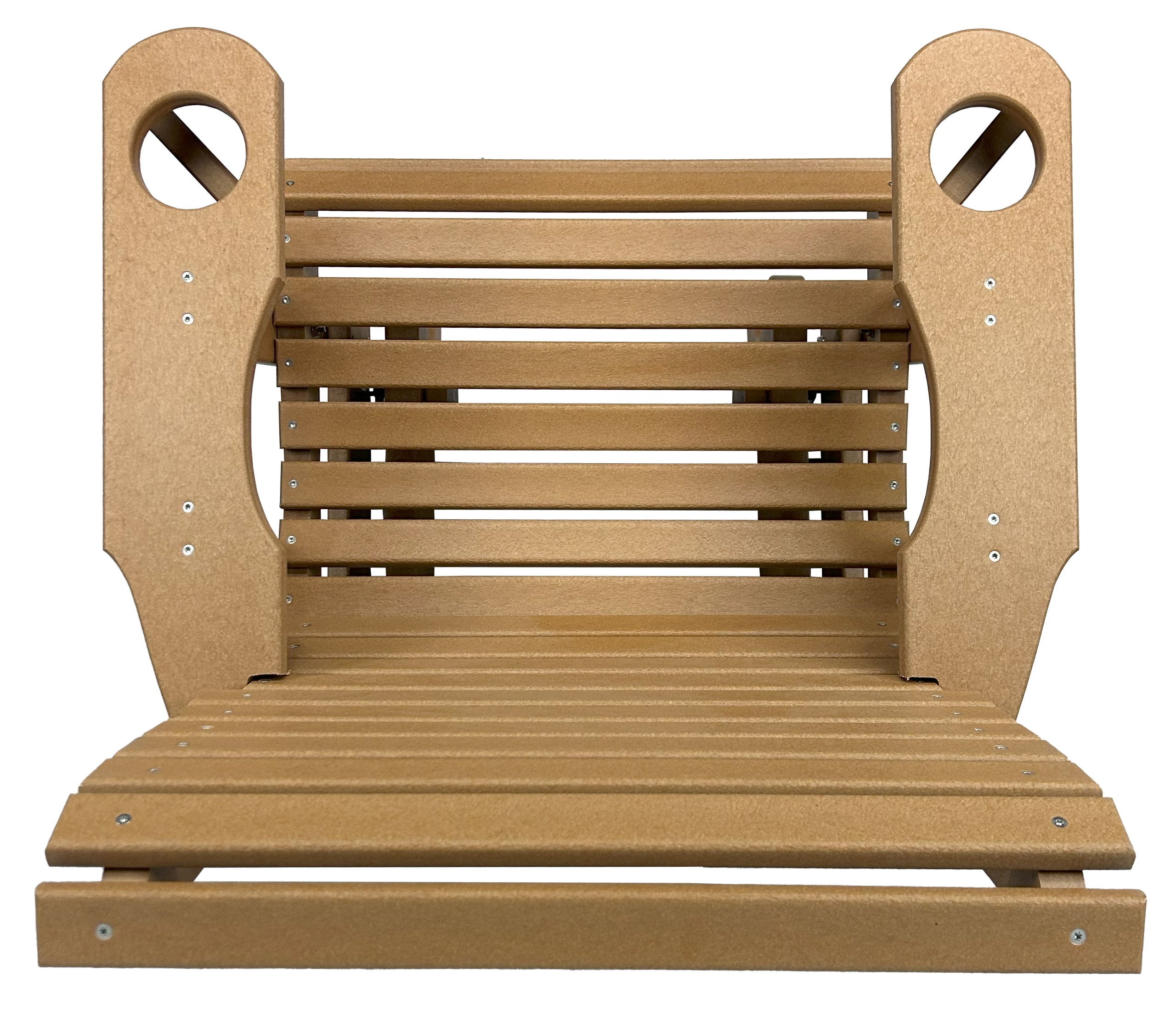 Set of 6 - Rolled Back Single Gliders With Built In Cup Holders