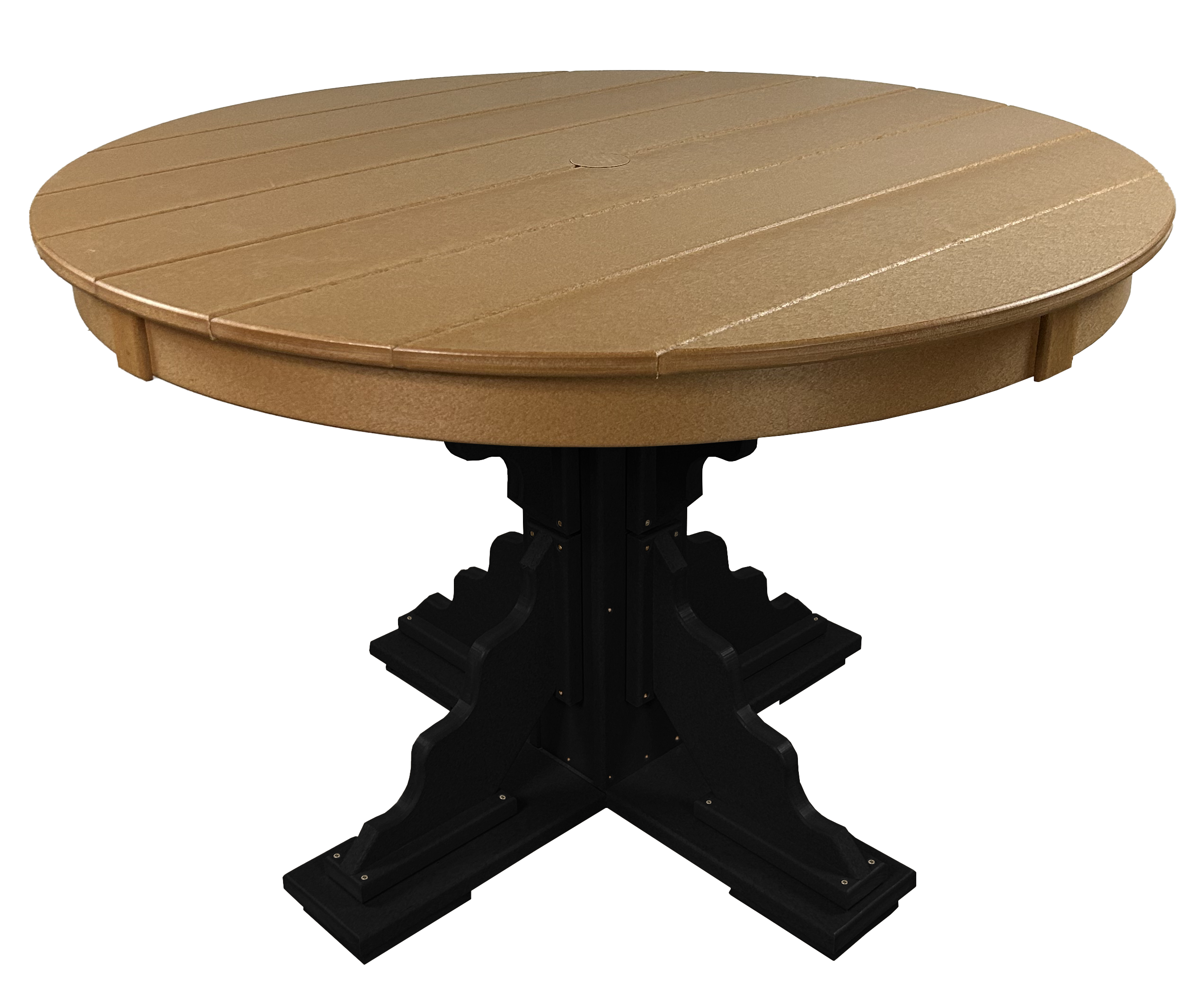 5-Piece 44”rd. Bridgewater Swivel Dining Set With Built In Cupholders
