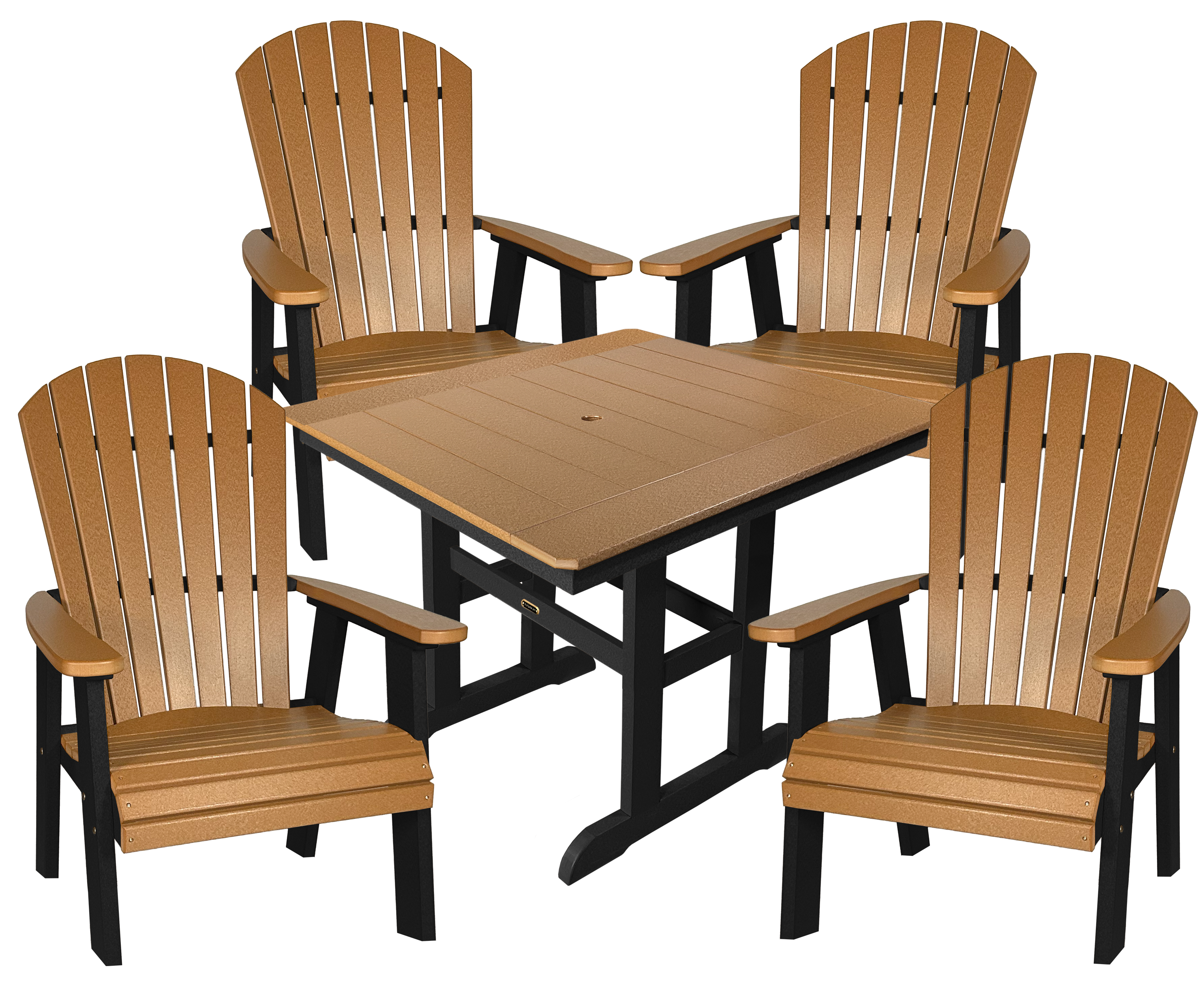 5-Piece Oceanview Adirondack Dining Set - Fully Assembled