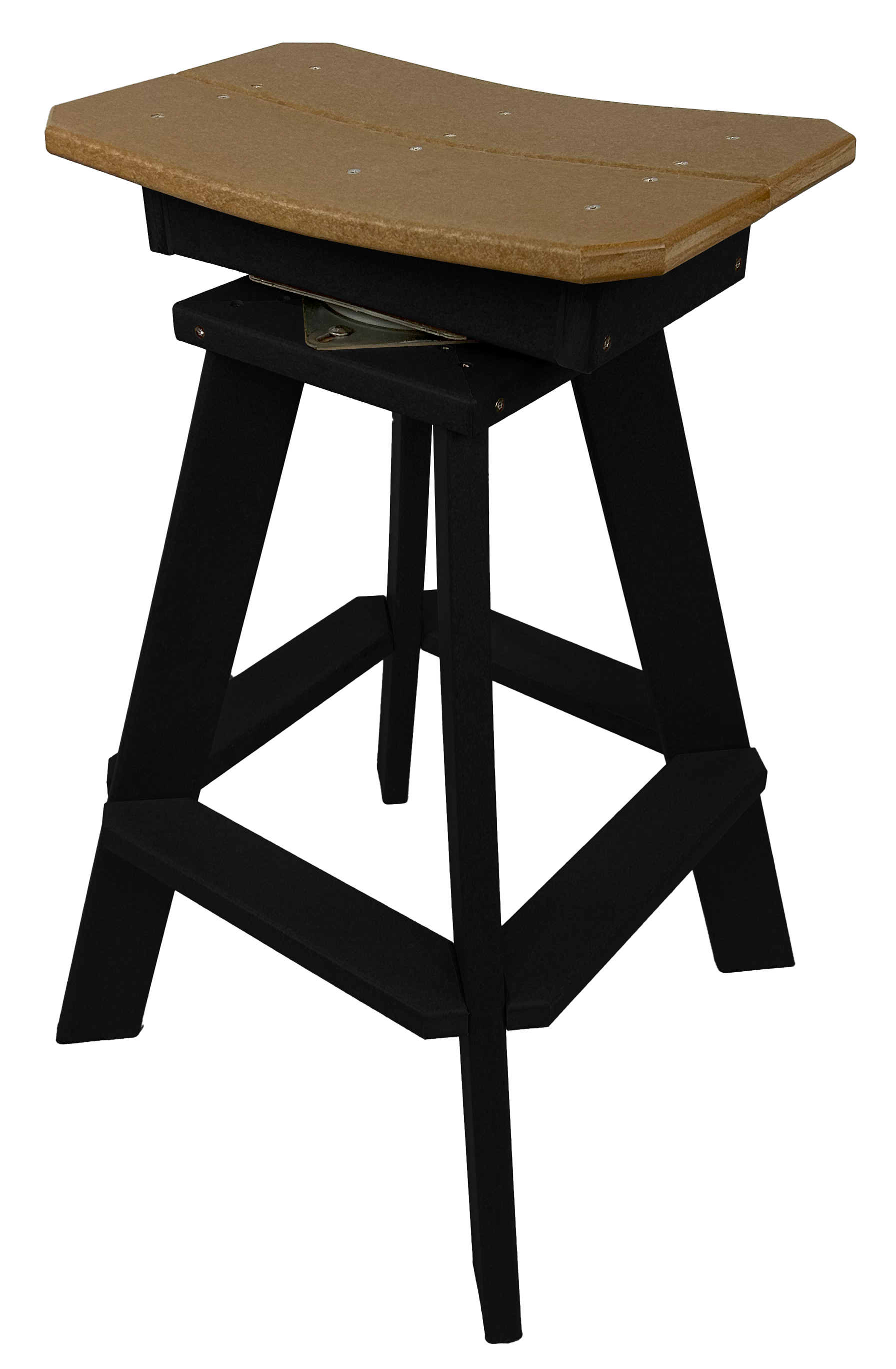 Set of 6 - Swivel Saddle Bar Stools