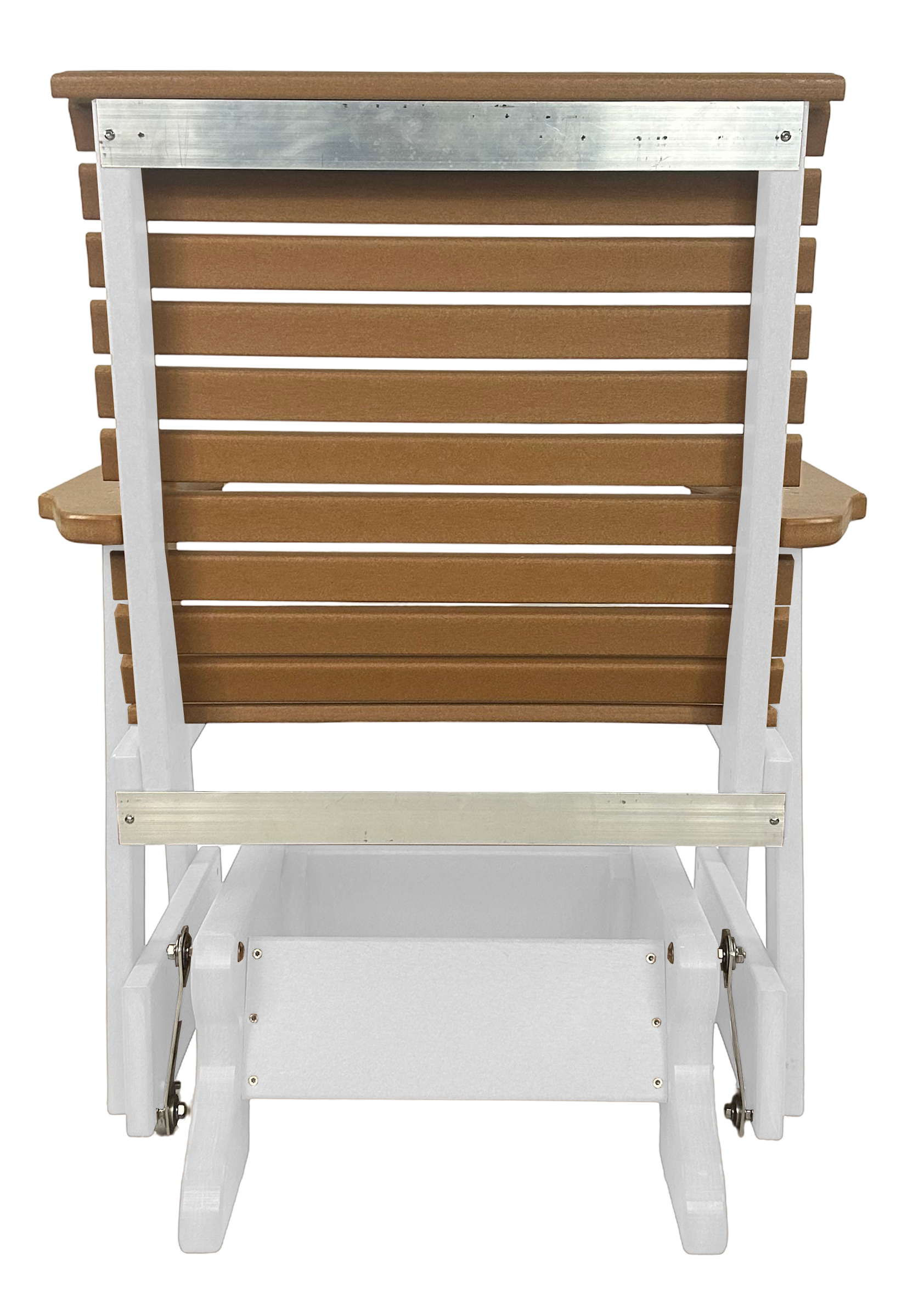 Set of 6 - Rolled Back Single Gliders With Built In Cup Holders