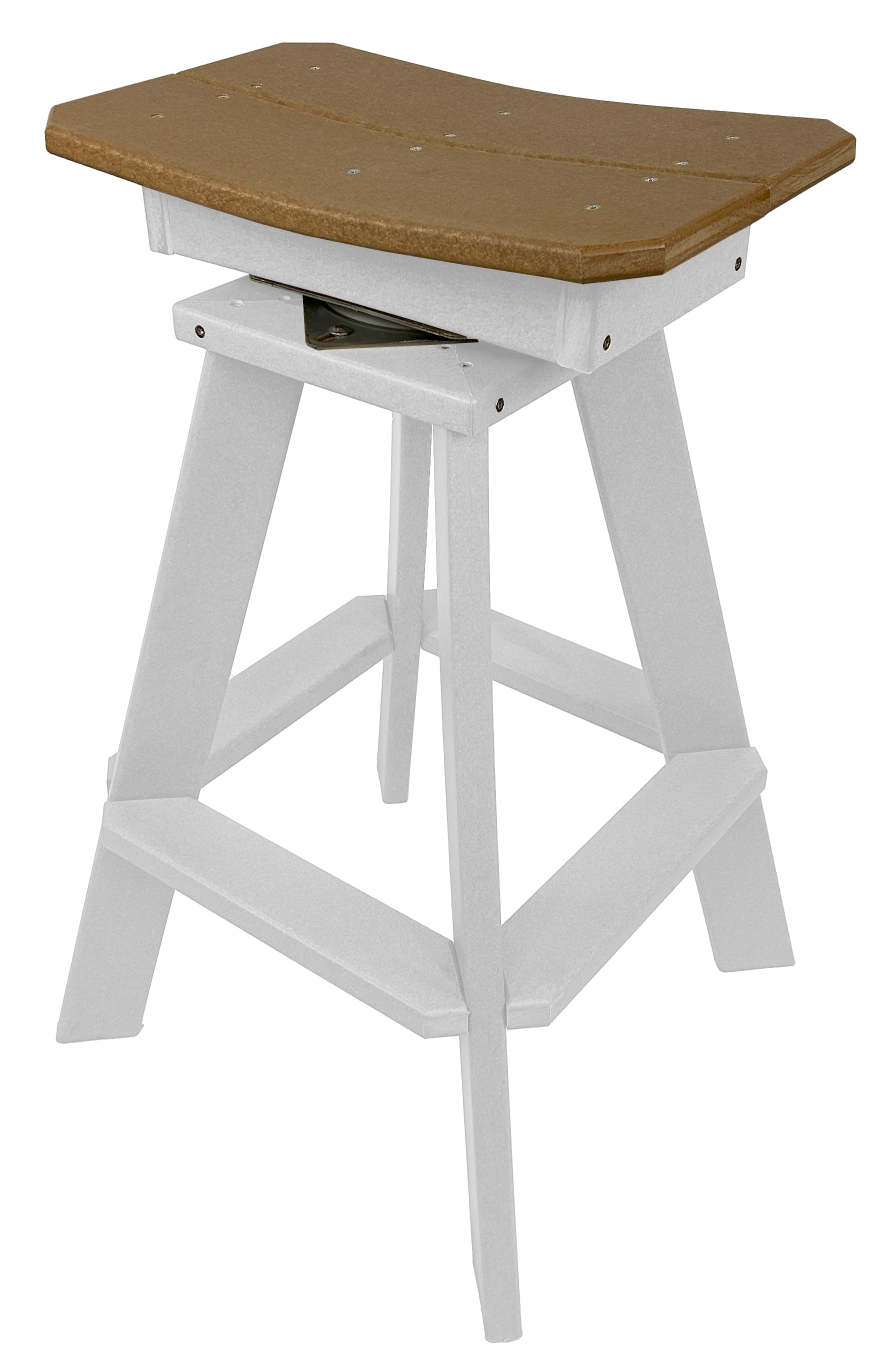 Set of 6 - Swivel Saddle Bar Stools