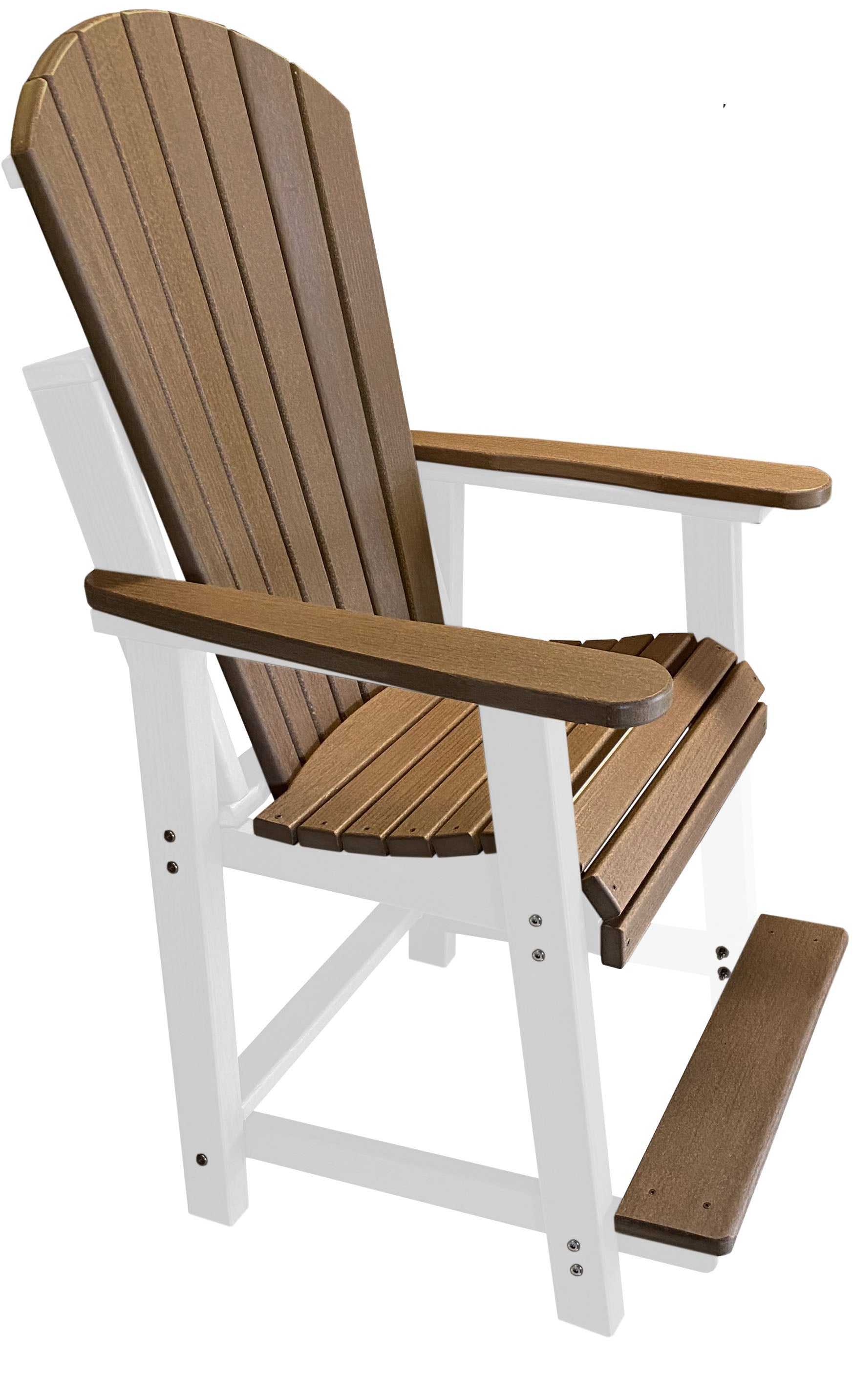 5-Piece Classic Adirondack Counter Height Dining Table Set