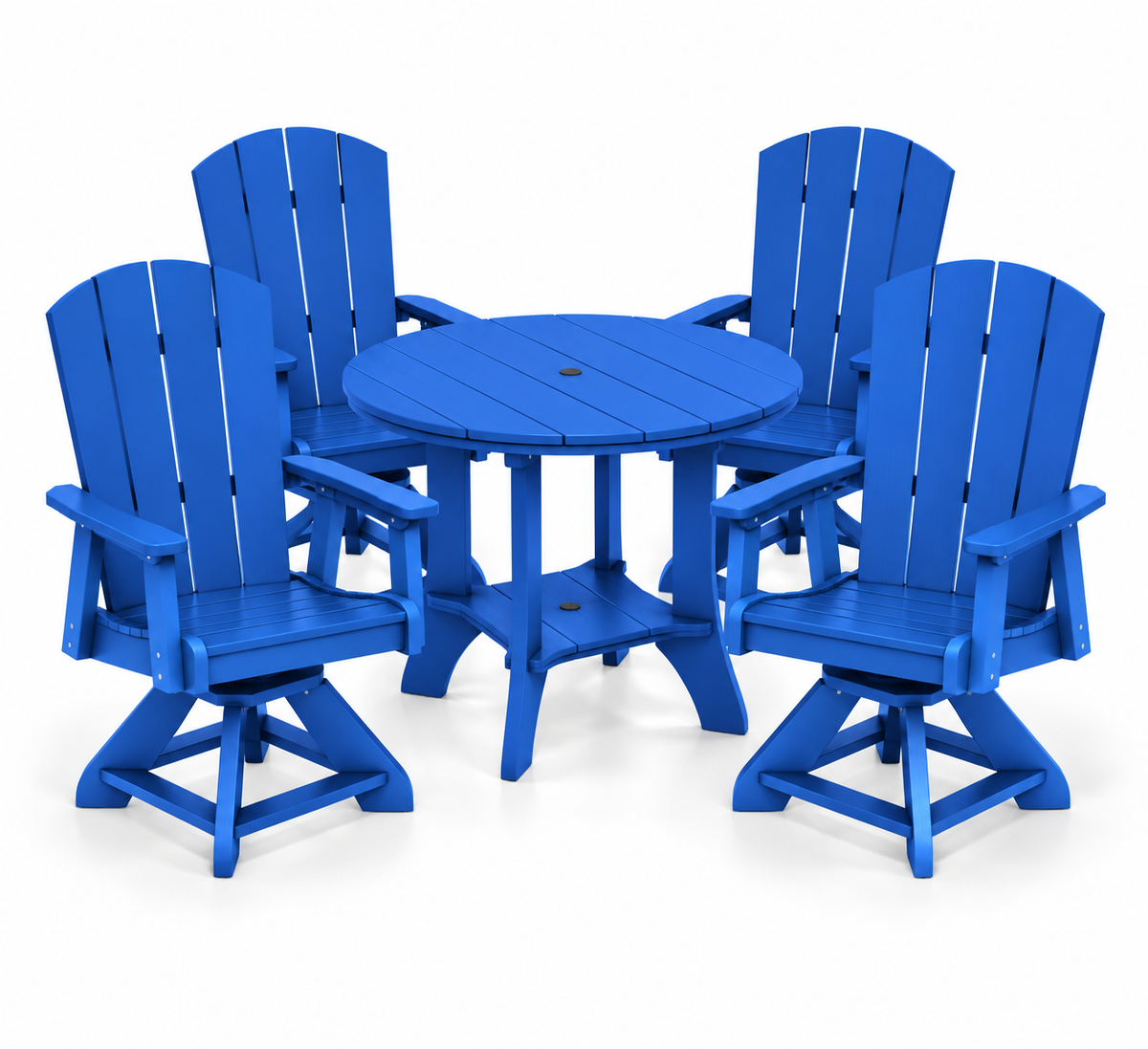 5-Piece Haven 36" Round Swivel Dining Set
