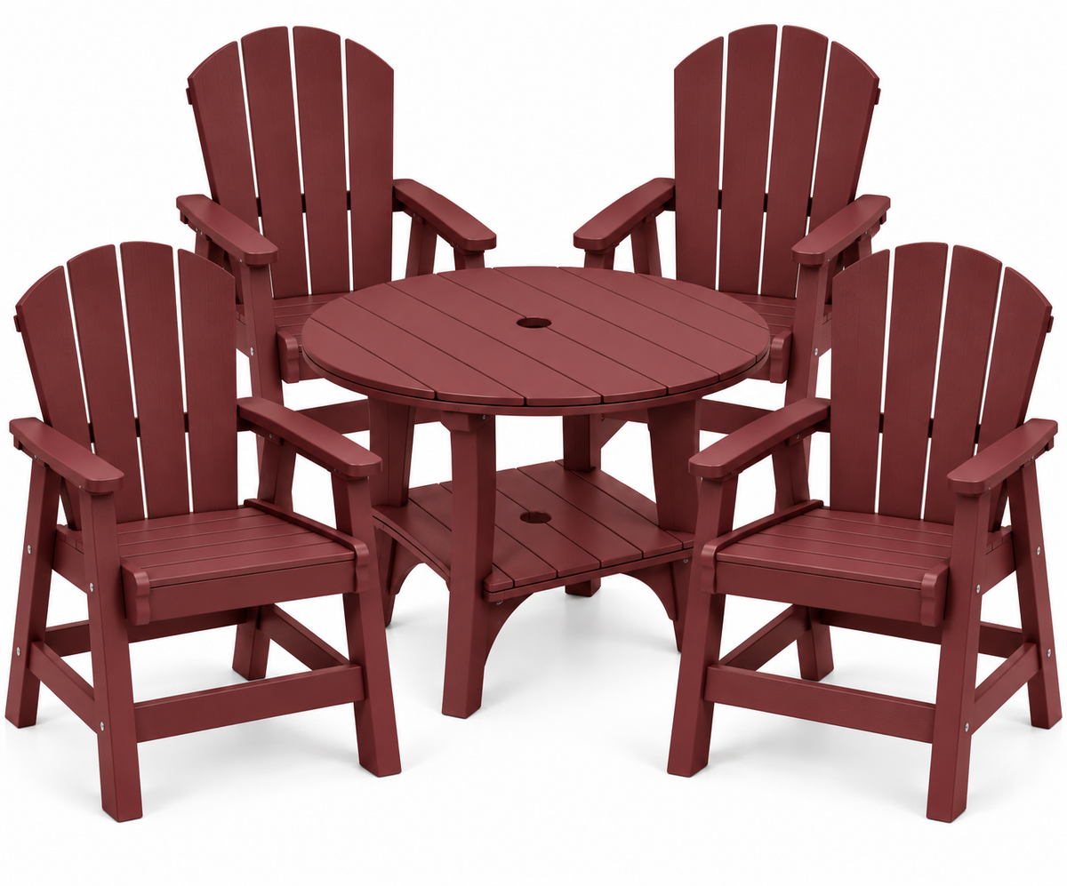 5-Piece Haven 36" Round Dining Set