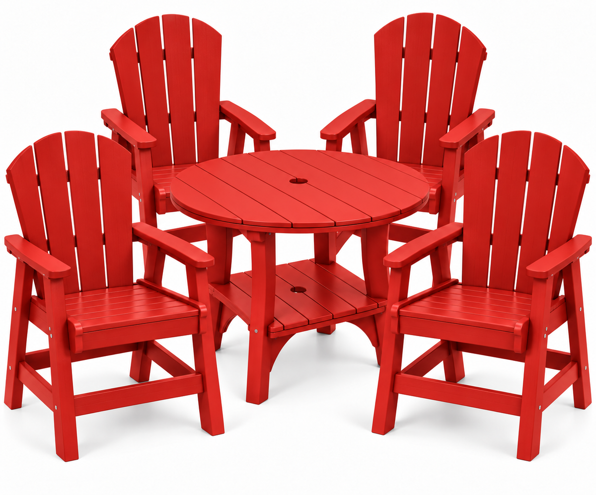 5-Piece Haven 36" Round Dining Set