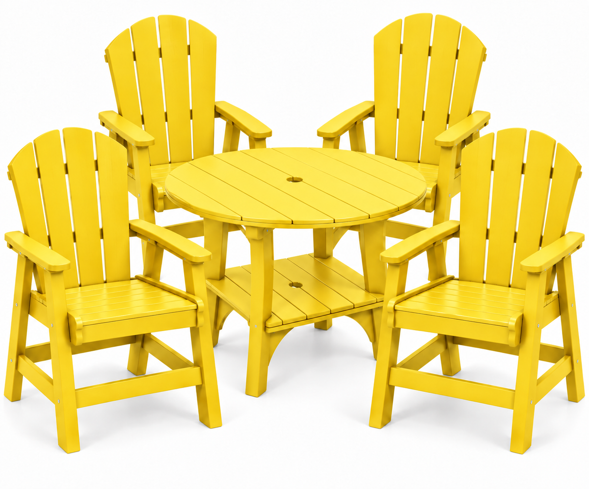 5-Piece Haven 36" Round Dining Set
